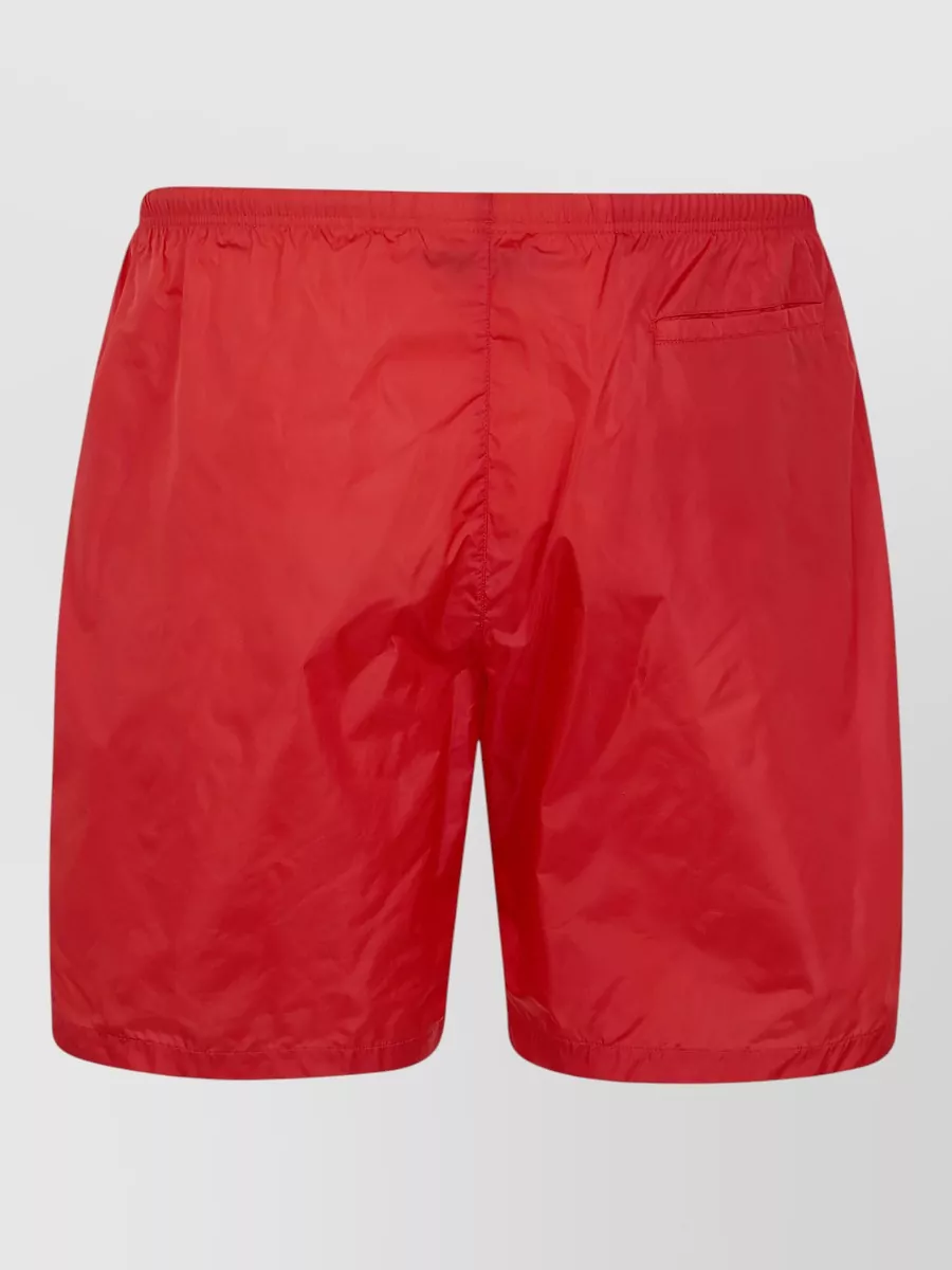 Palm Angels Logo-Print Swim Shorts