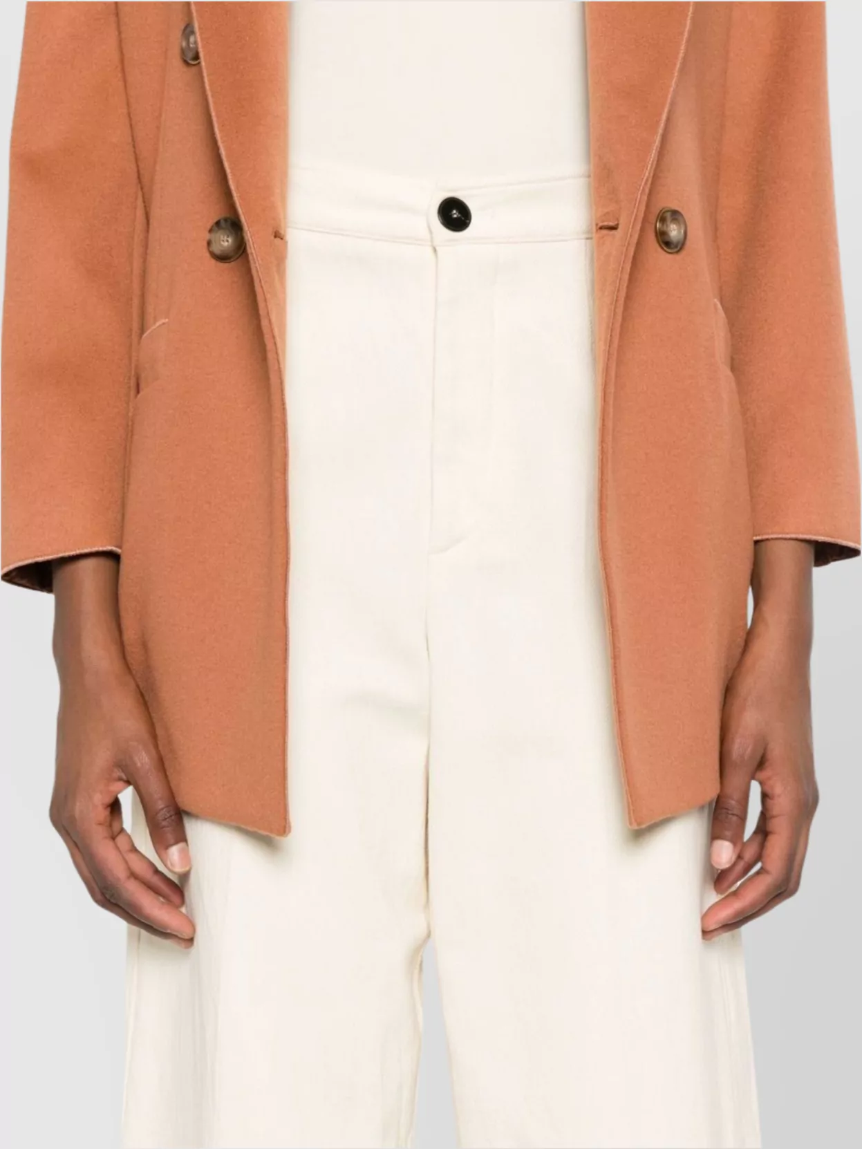 Forte Forte High-Waisted Cropped Wide-Leg Trousers
