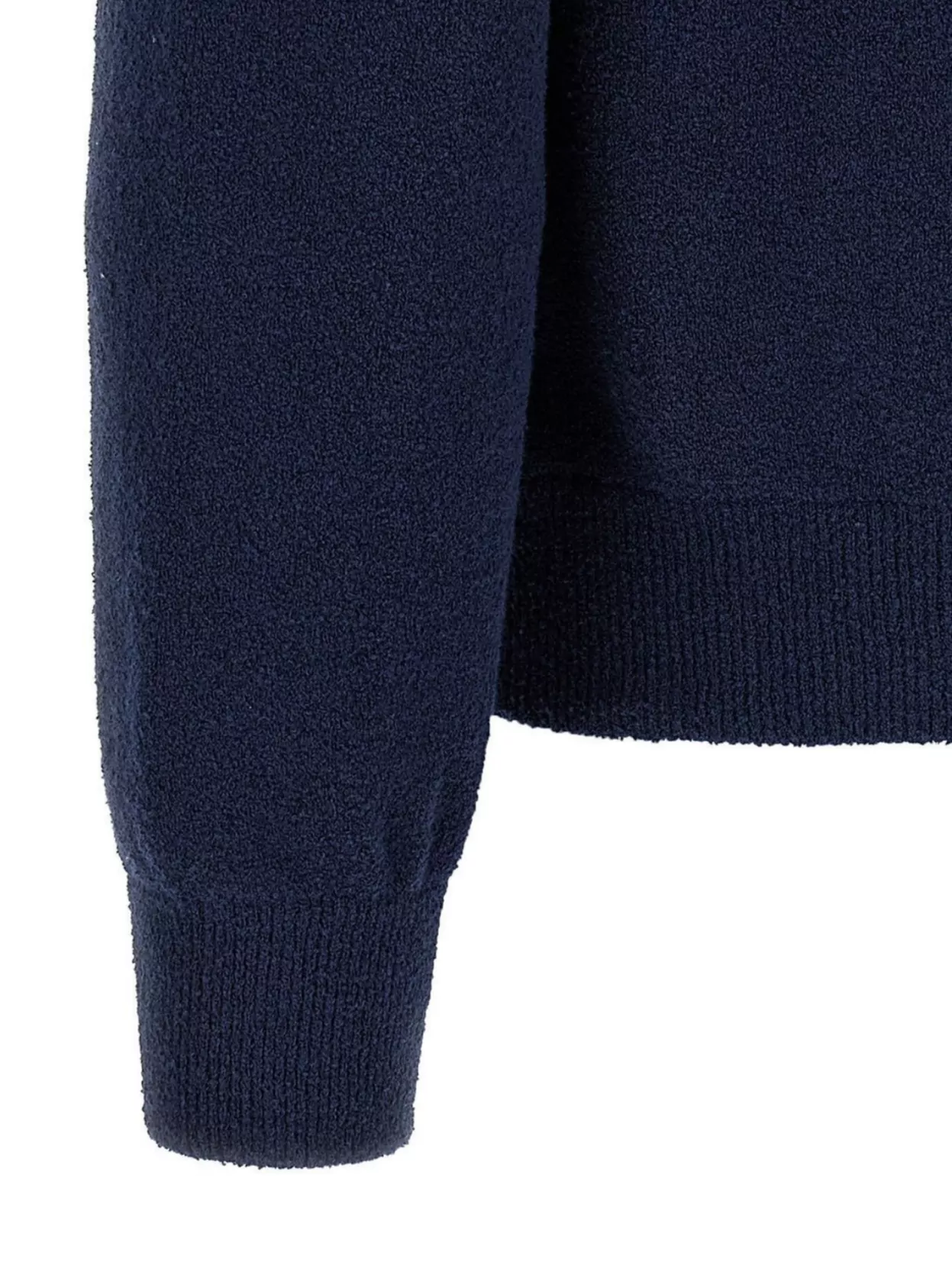 Roberto Collina Hooded Terry Sweater With Ribbed Cuffs And Hem