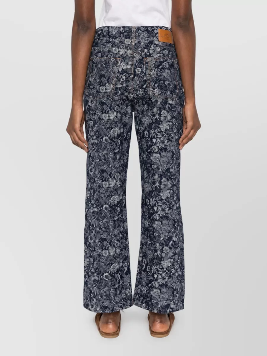 Ganni Denim Straight-Leg Jeans