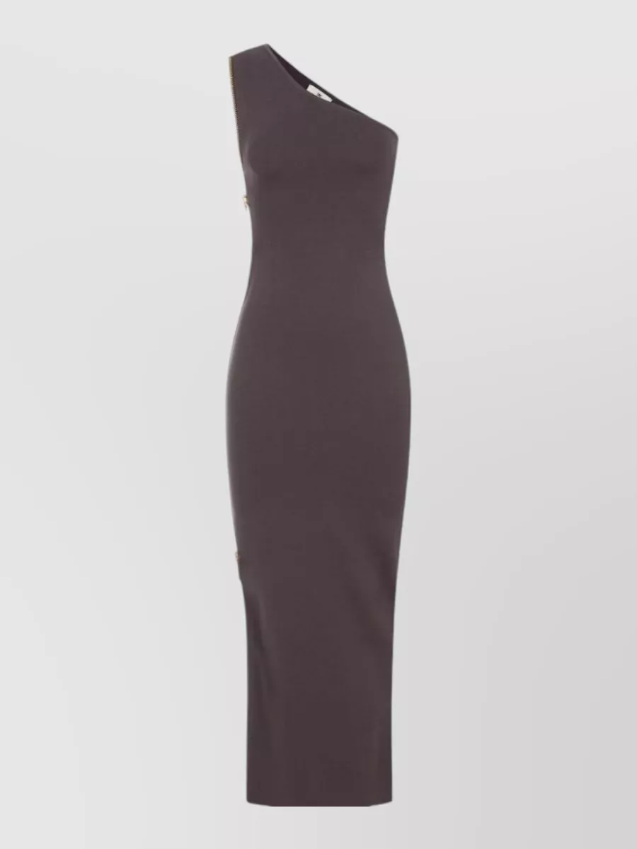 Elisabetta Franchi one-shoulder maxi dress