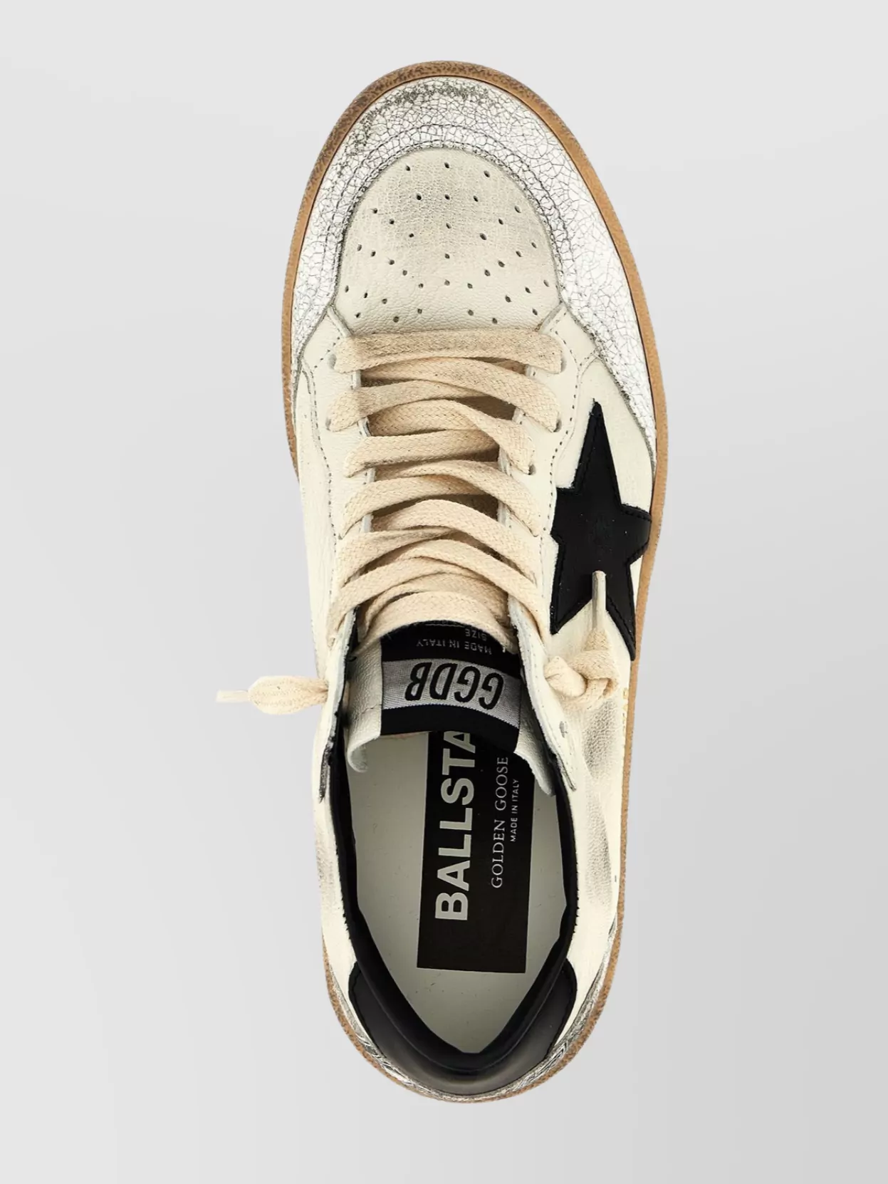 Golden Goose 'Star' Perforated Sneakers With Contrast Heel
