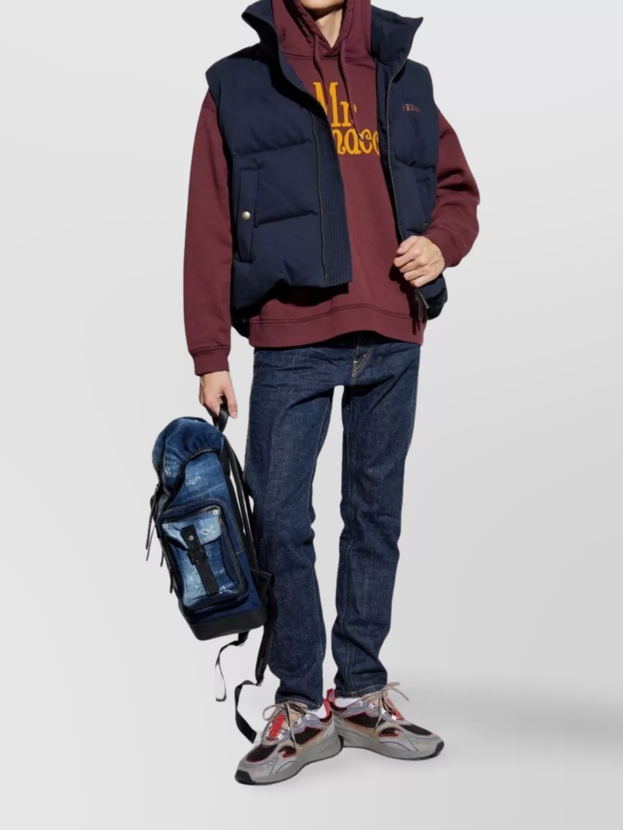 Dsquared2 Straight Leg Five-pocket Trousers With Contrast Stitching In Blue