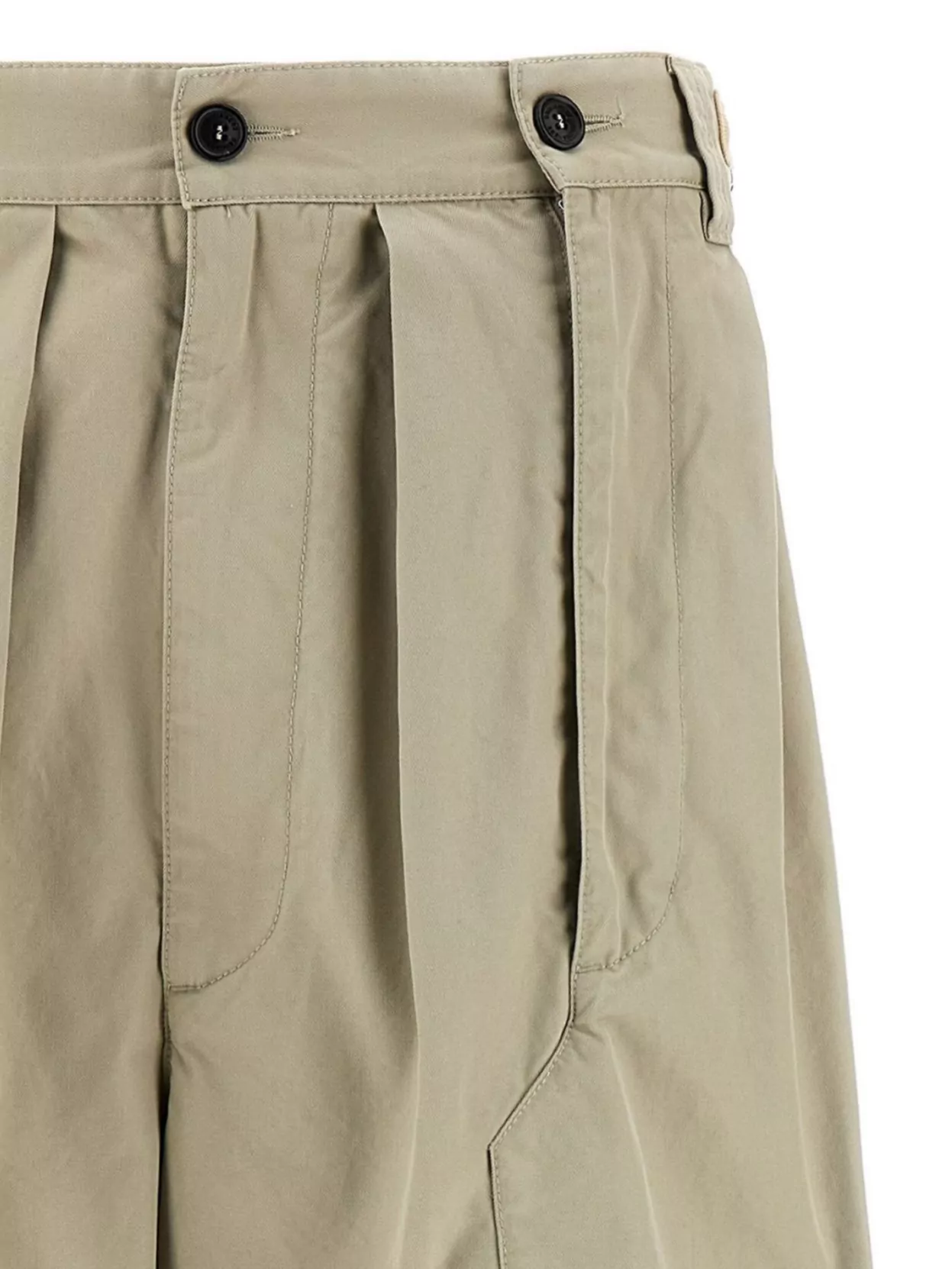 Dsquared2 Tailored Pleated Trousers With Button Detailing