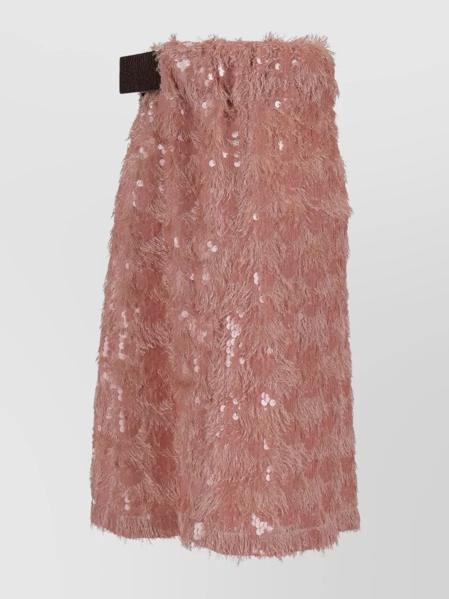 Niccolò Pasqualetti Sequin Midi Skirt
