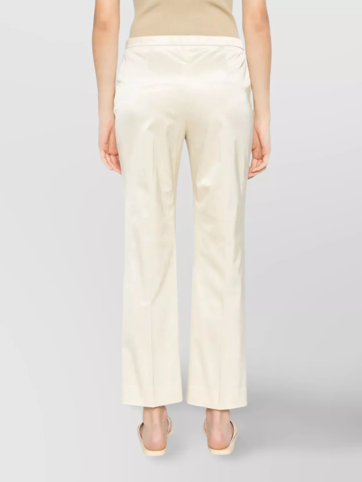 Totême Toteme Straight Cropped Trousers