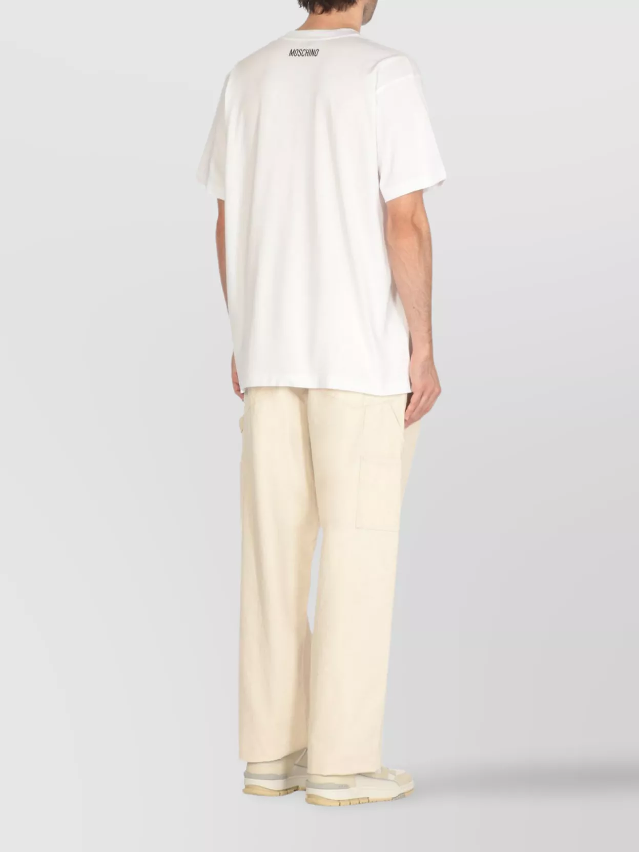 Moschino Crew Neck Graphic Print T-Shirt