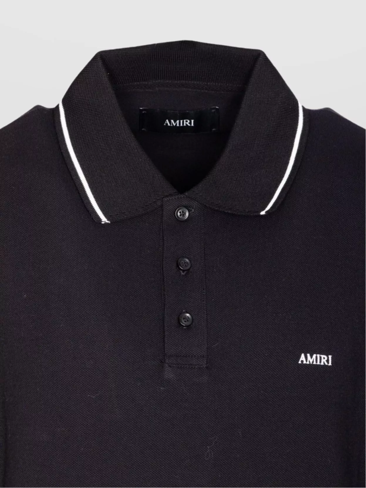 Amiri Polo Shirt With Short Sleeves And Collar