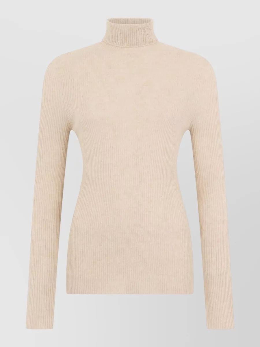 Fabiana Filippi wool silk cashmere slim-fit turtleneck sweater