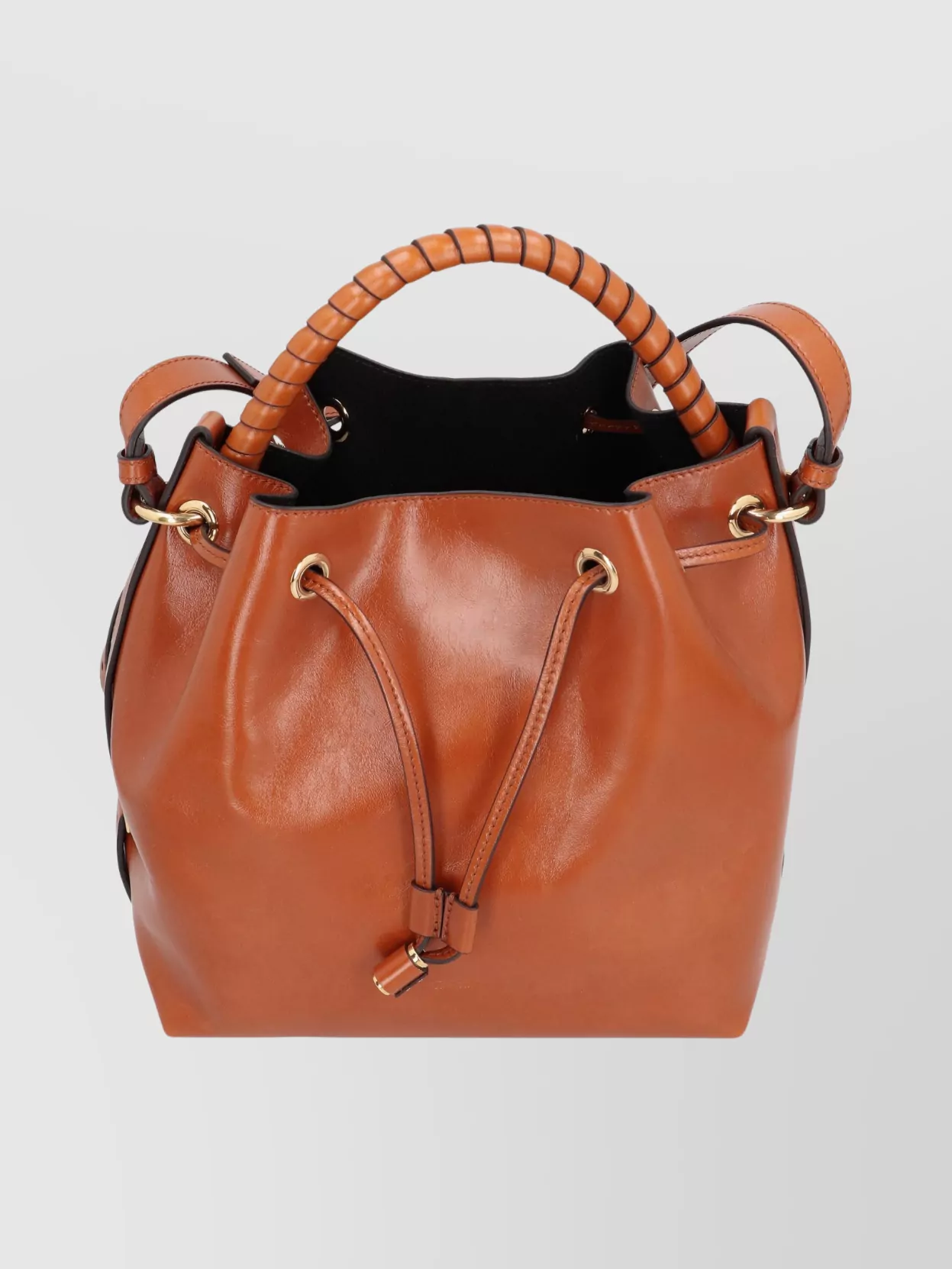 Chloé Leather Bucket Bag Marcie