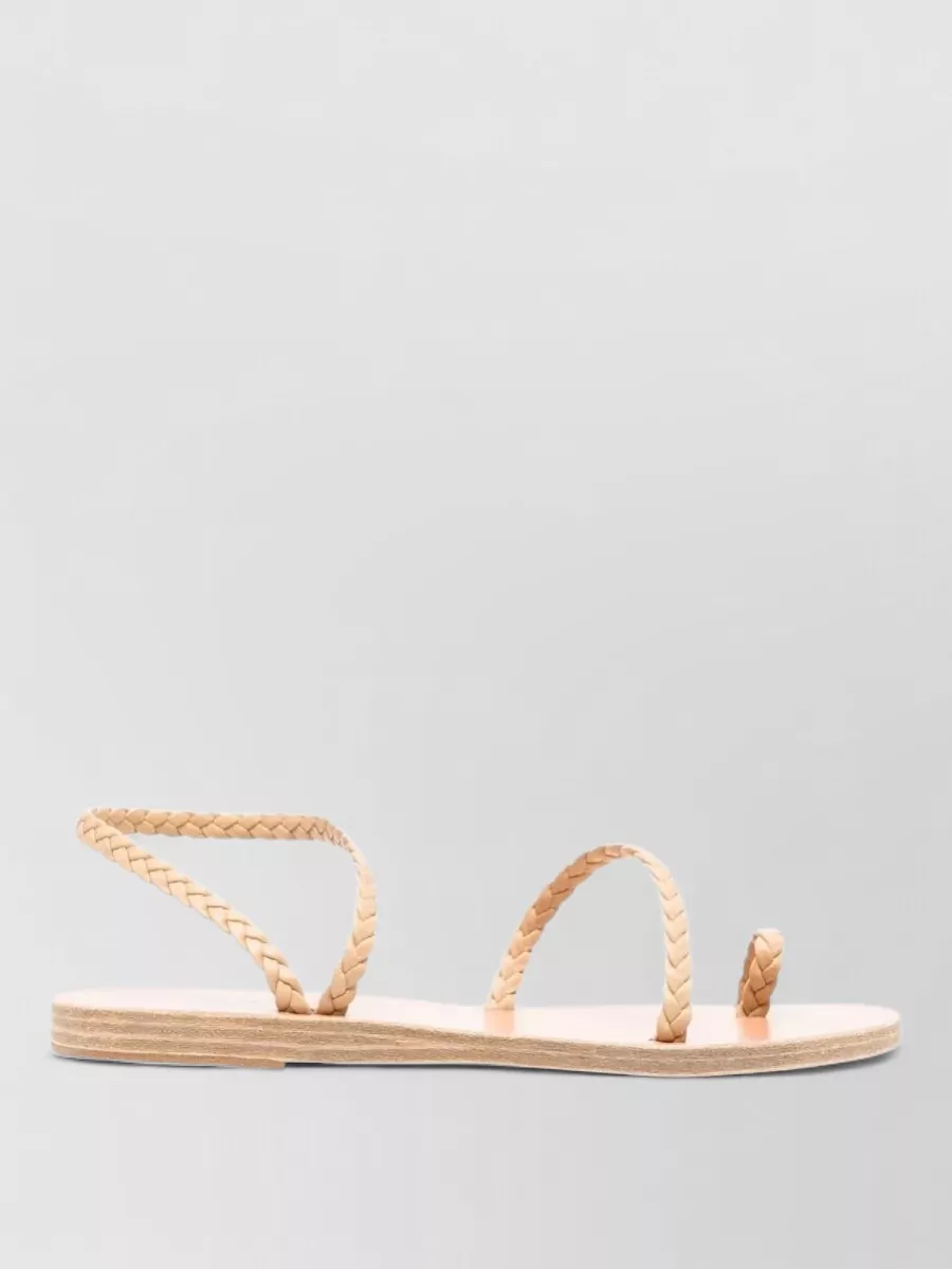 Ancient Greek Sandals Leather Flat Sandals