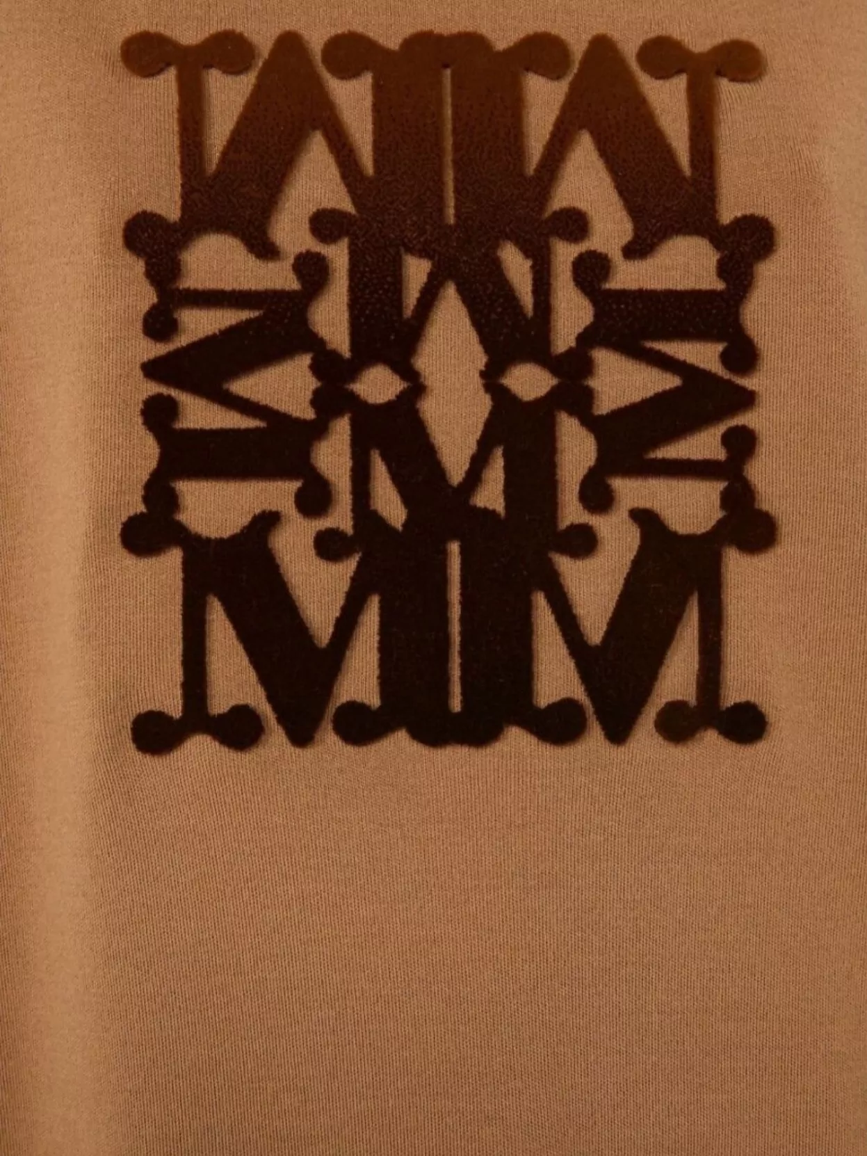 Max Mara Graphic Print Hooded Wool Sweater