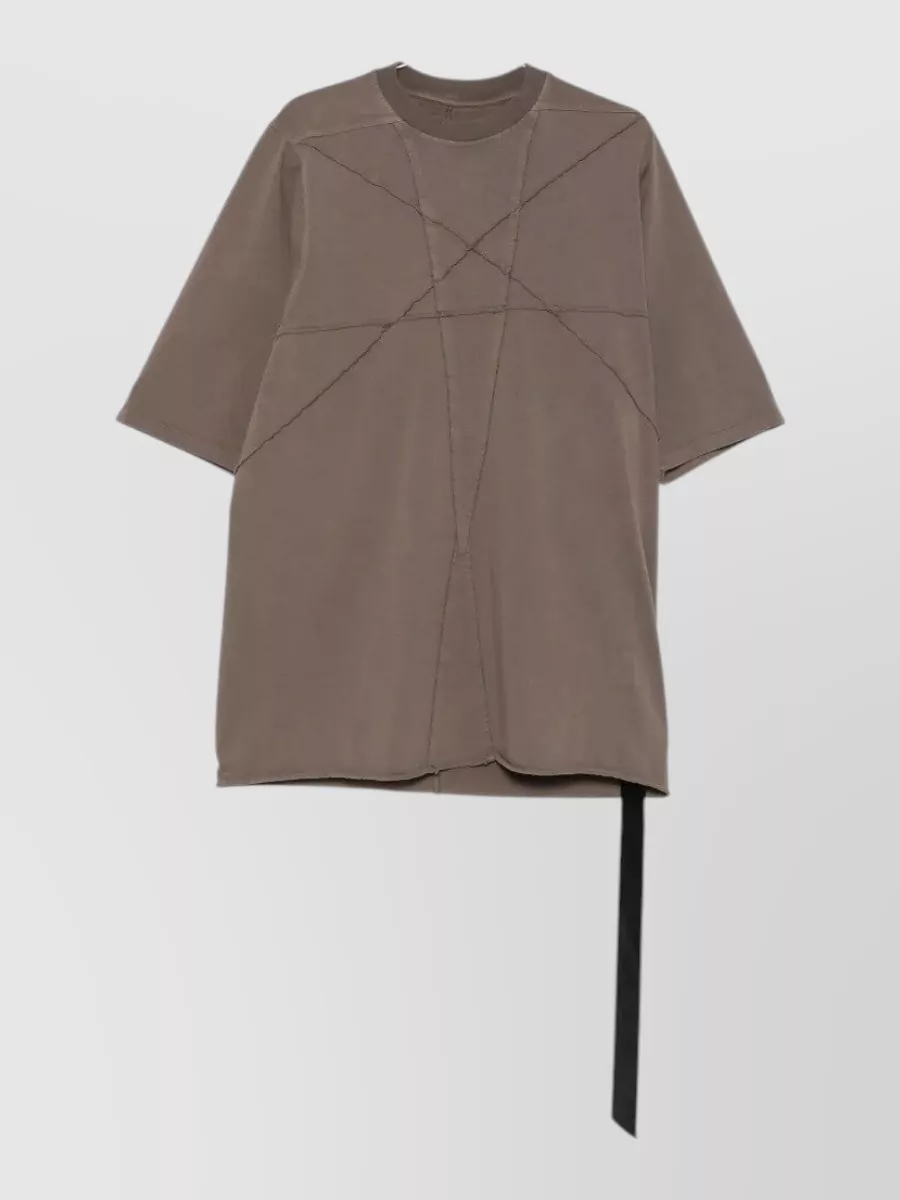 Rick Owens Drkshdw oversized three quarter sleeve t shirt