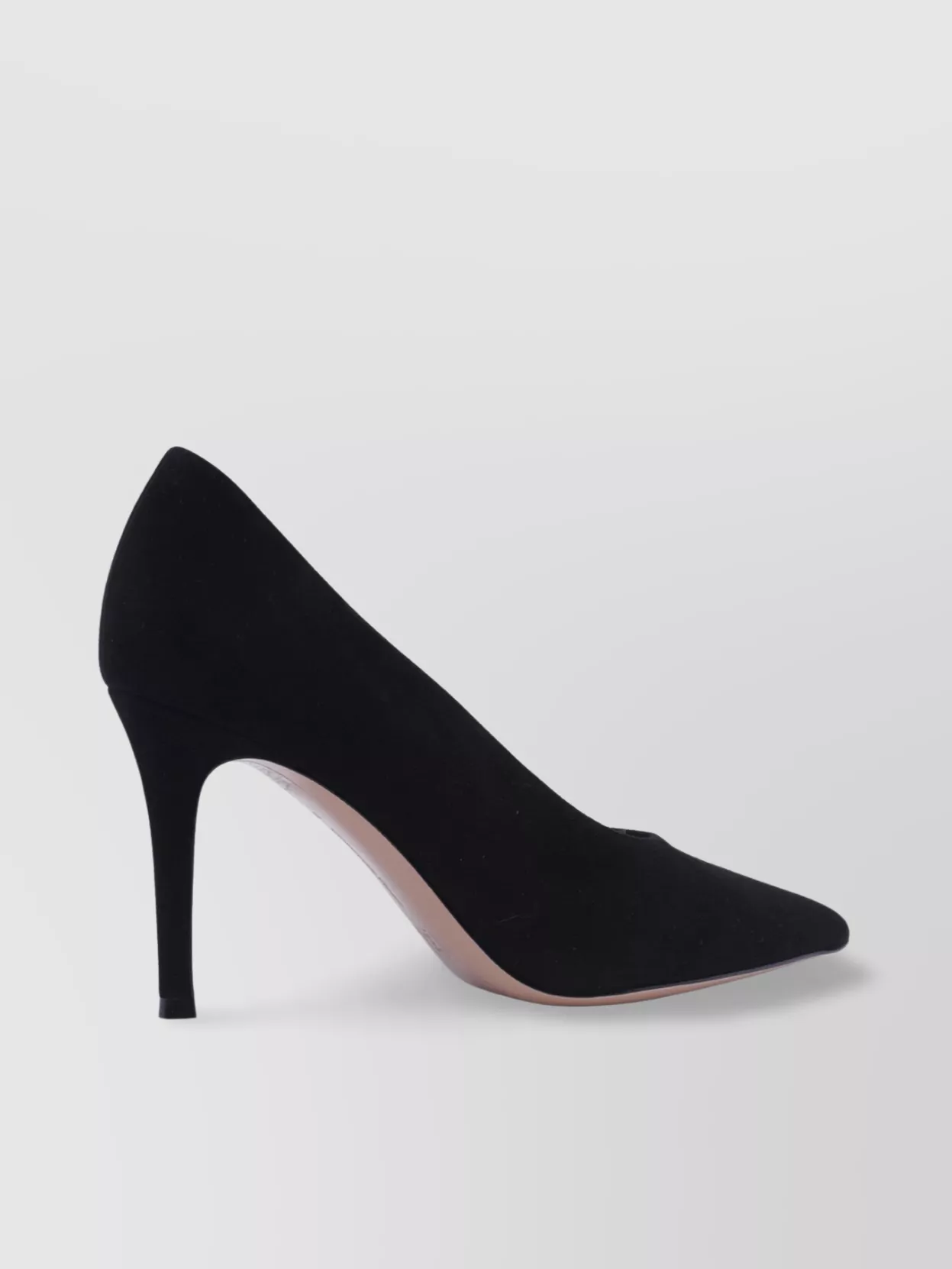GIANVITO ROSSI POINTED TOE SUEDE STILETTO HEEL PUMPS
