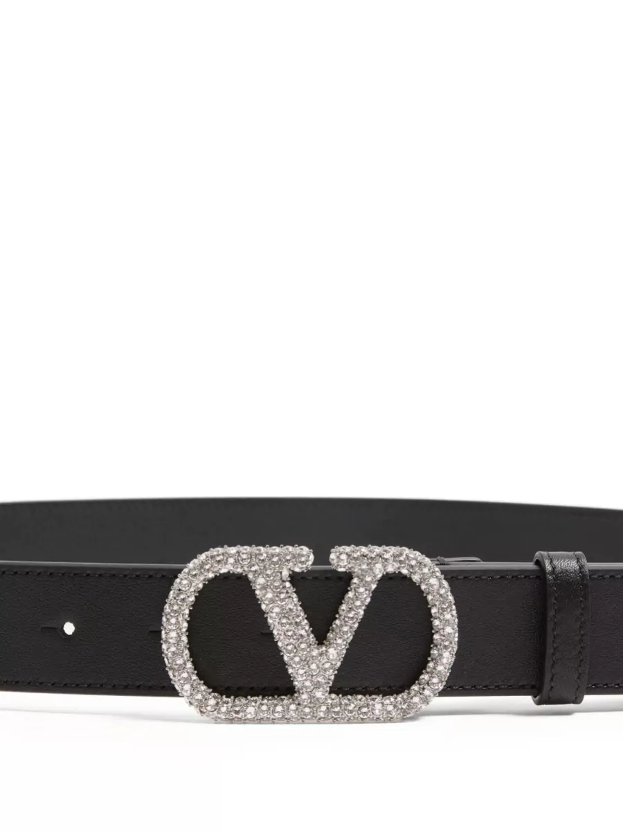 Valentino Belt 30 Logo Signature Adjustable Length