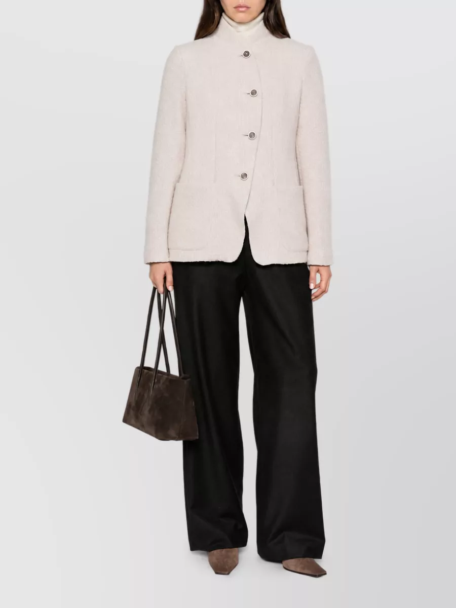 Emporio Armani Wool single breasted coat
