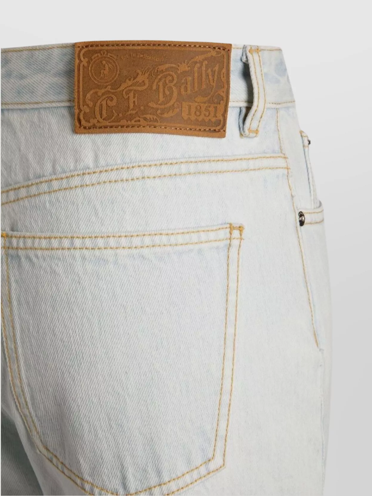 BALLY STRAIGHT TROUSERS WITH BELT LOOPS AND FIVE POCKETS