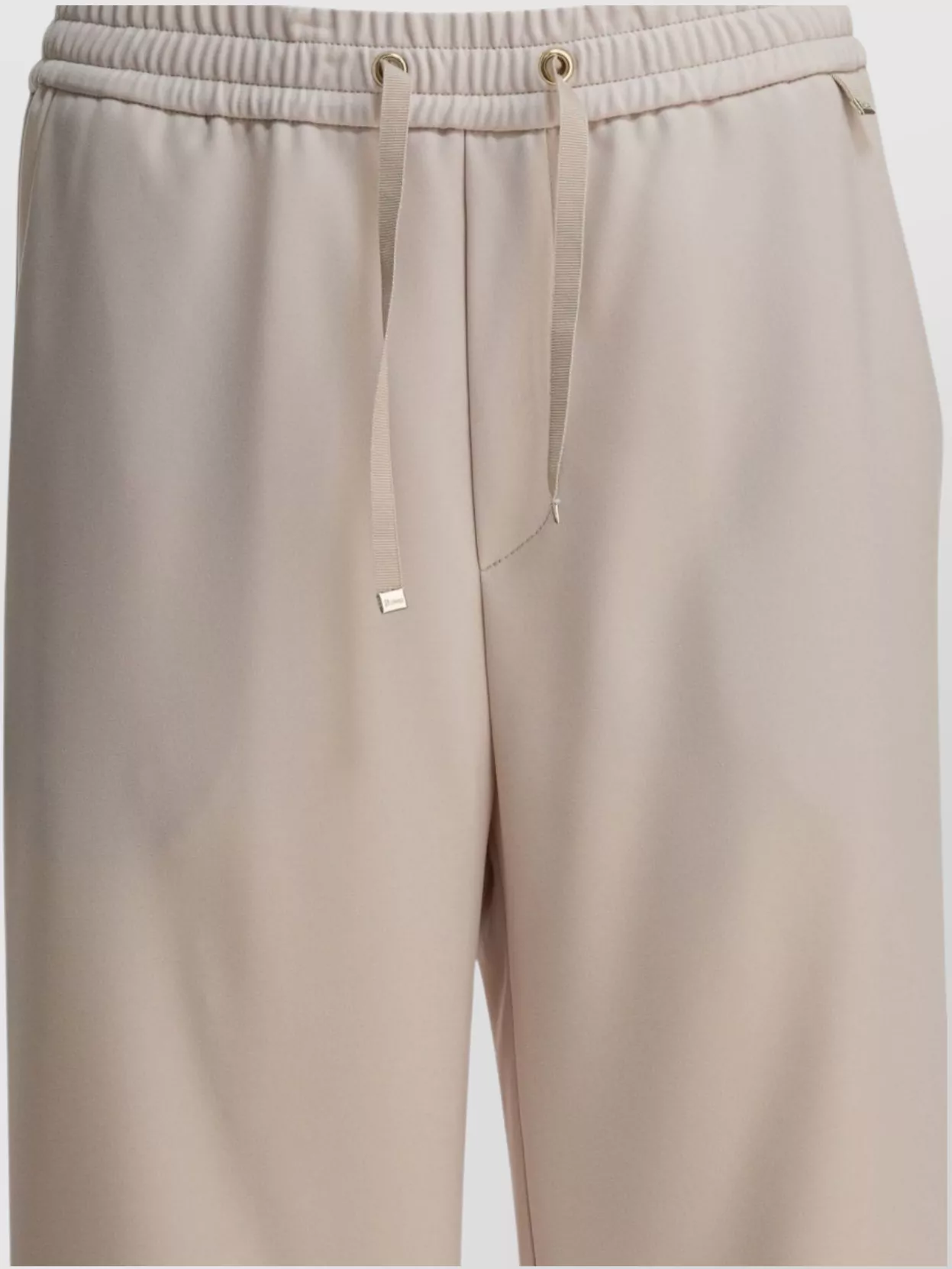 Herno Trousers Featuring Elastic Waistband And Side Pockets