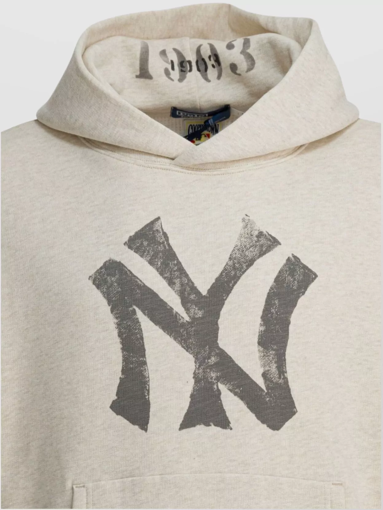 Polo Ralph Lauren Hooded Sweatshirt With Front Pocket And Print In Neutral