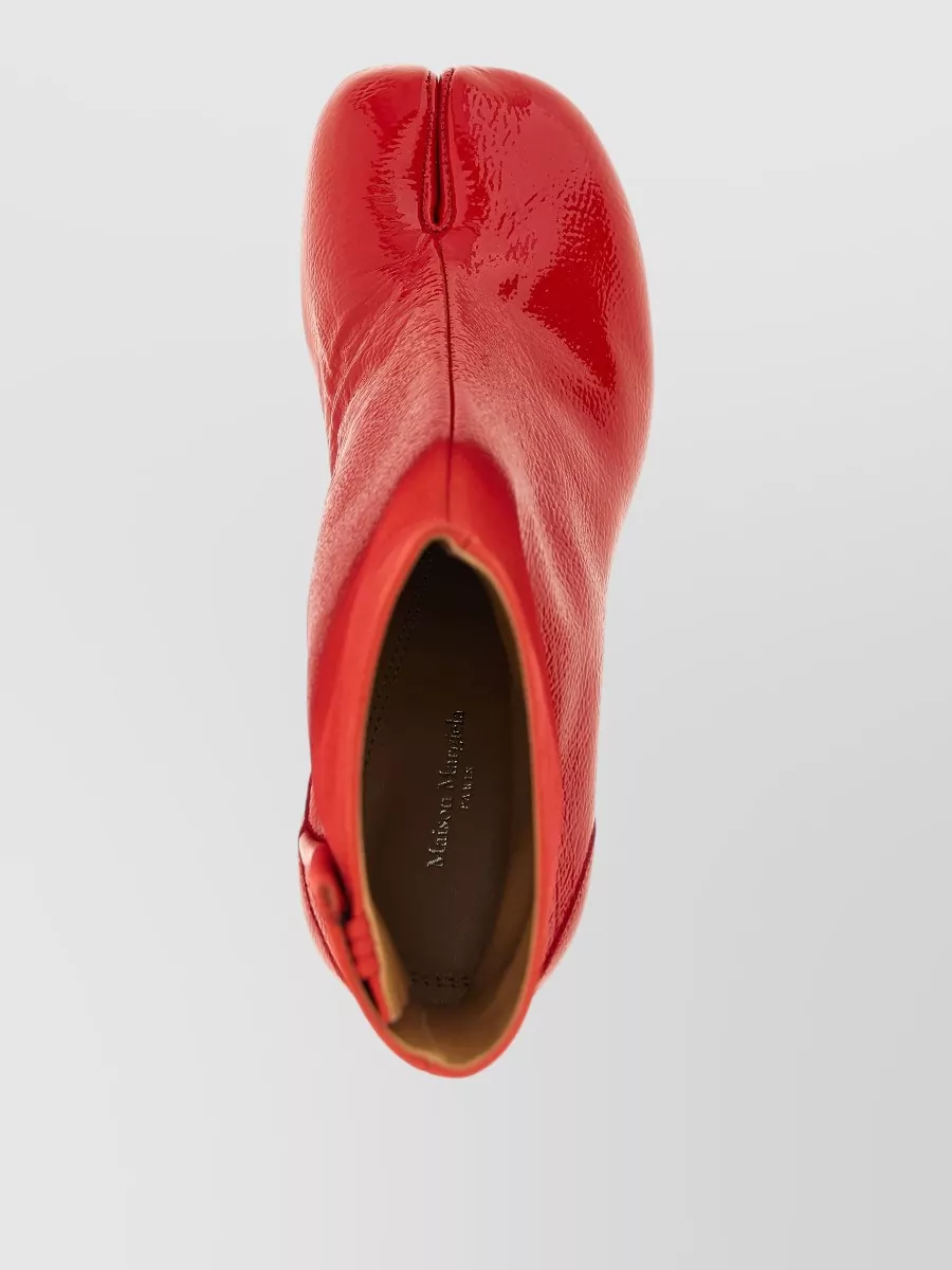 Maison Margiela Leather Tabi Ankle Boots