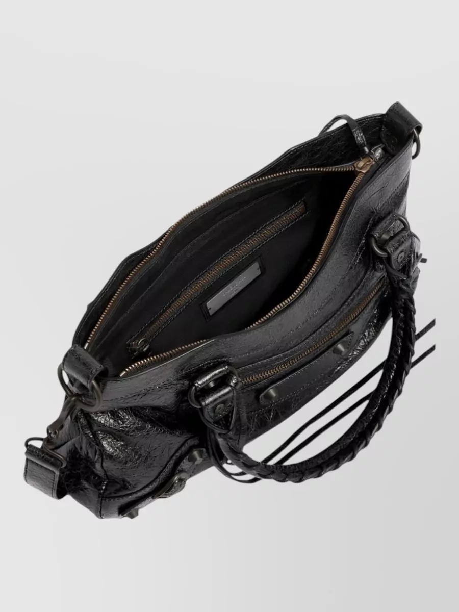 Balenciaga Le City Lamb Leather Shoulder Bag