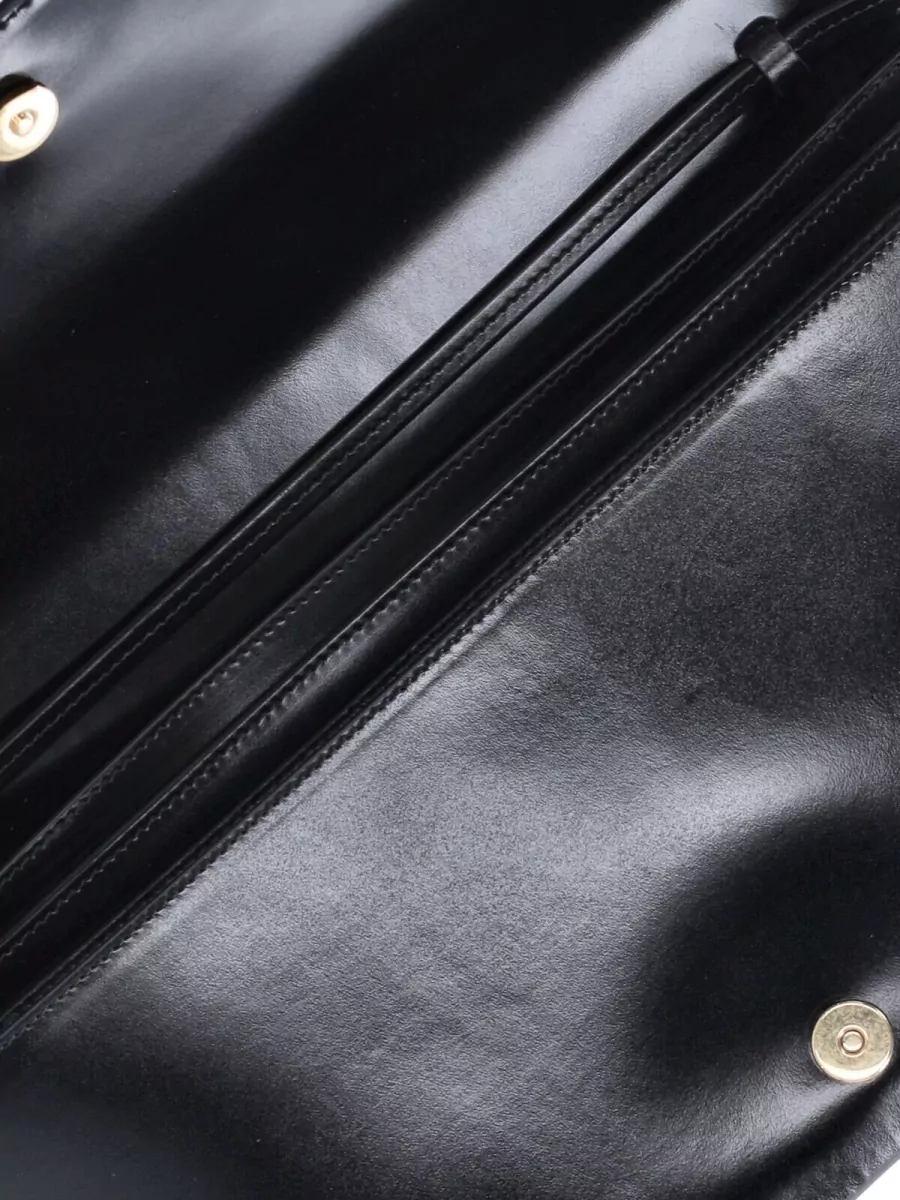 Jil Sander File Medium Leather Clutch Bag