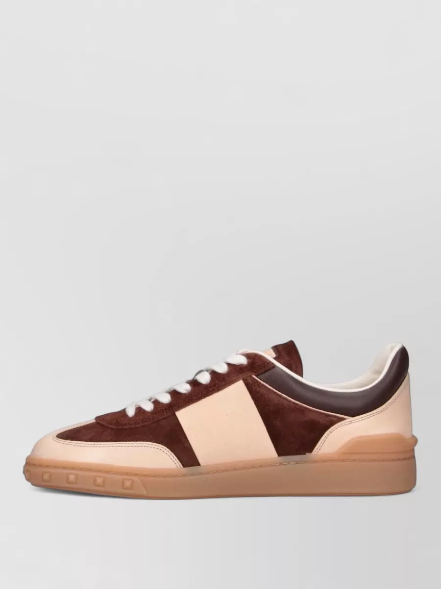 Valentino Garavani Suede Leather Low-Top Sneakers