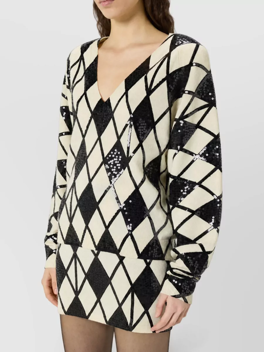 Blumarine Wool Cashmere Mini Dress