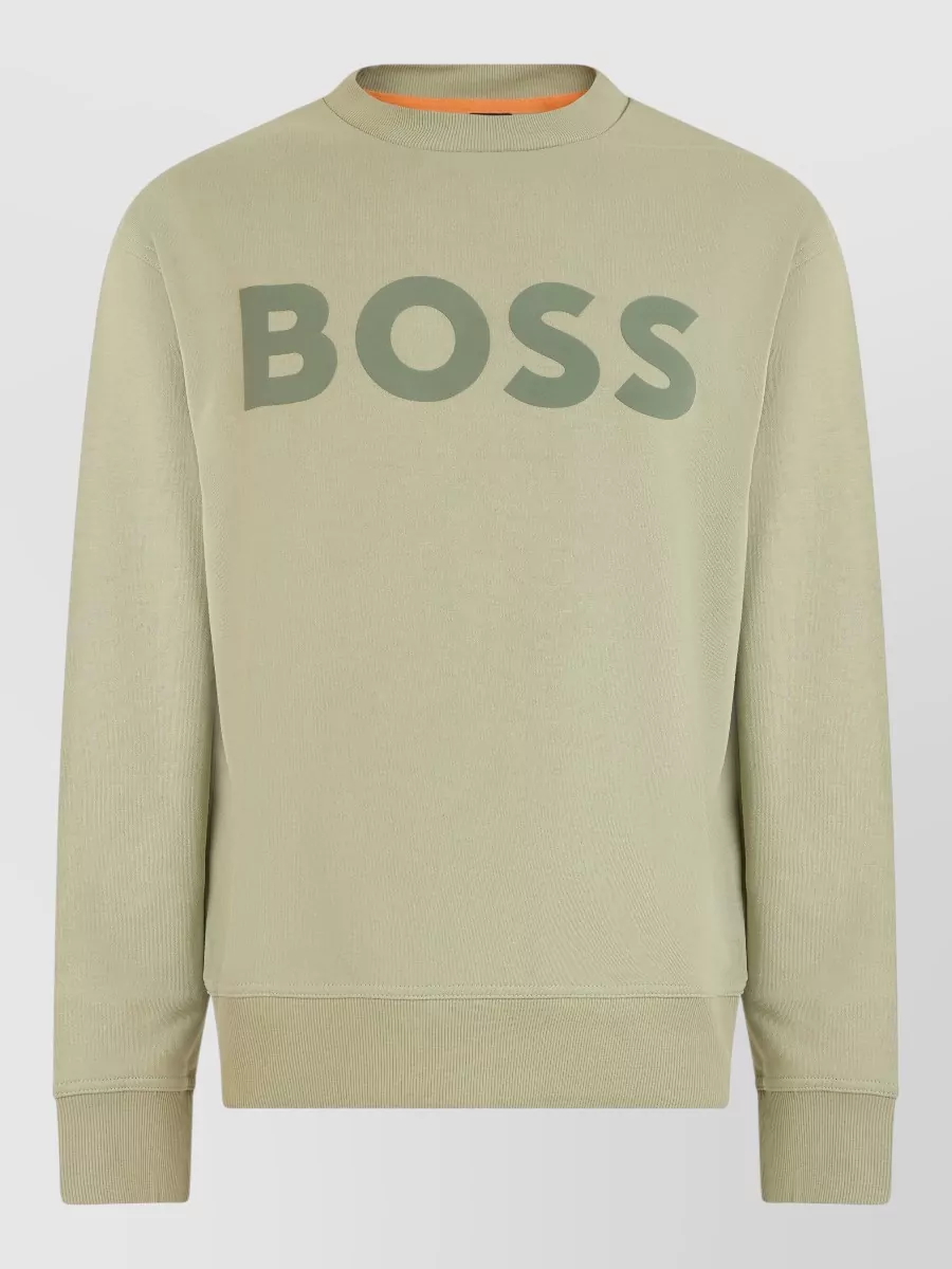 Boss logo print sweatshirt