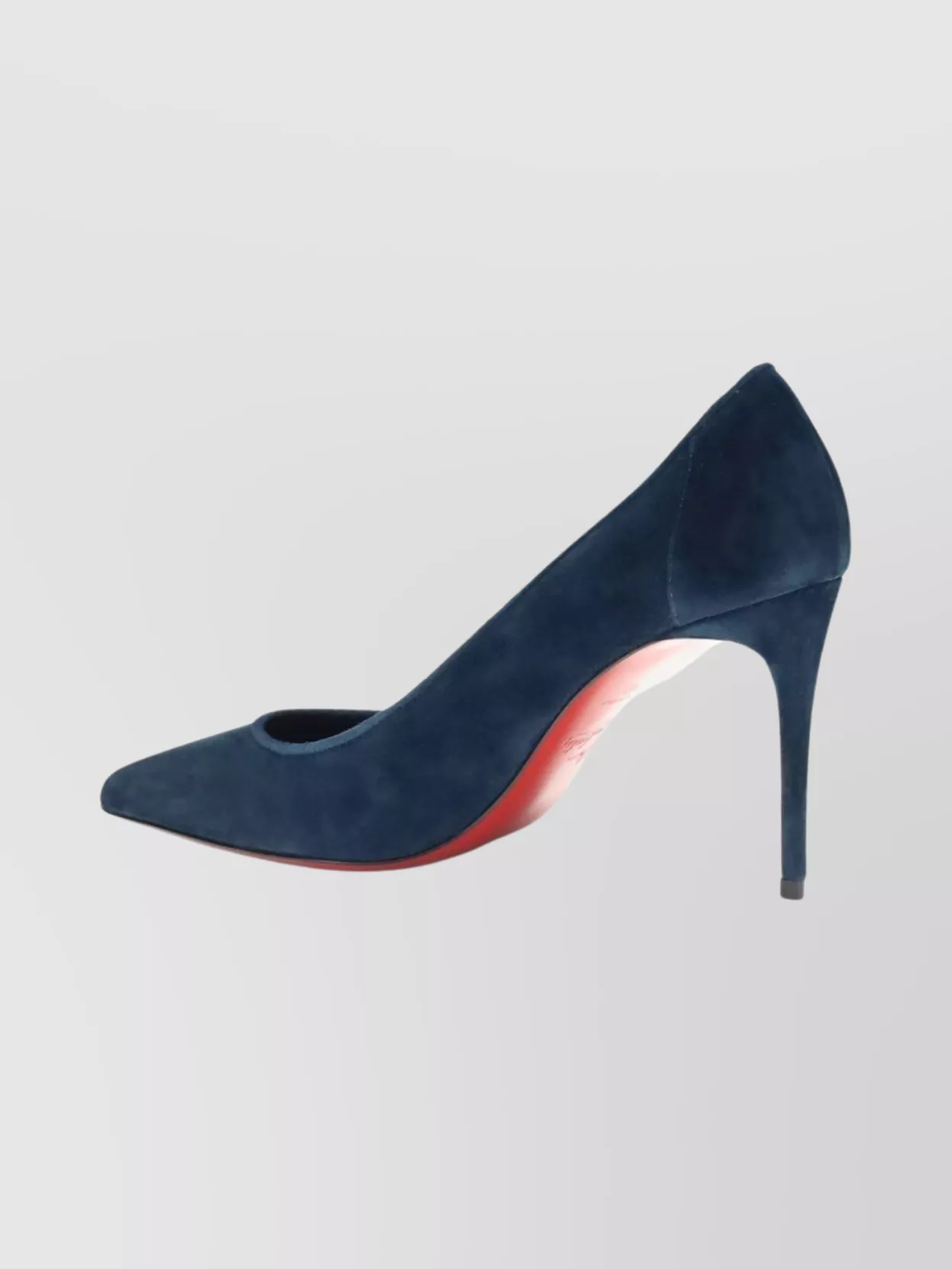 Christian Louboutin Chic Velvet Pointed Toe Pumps In Blue