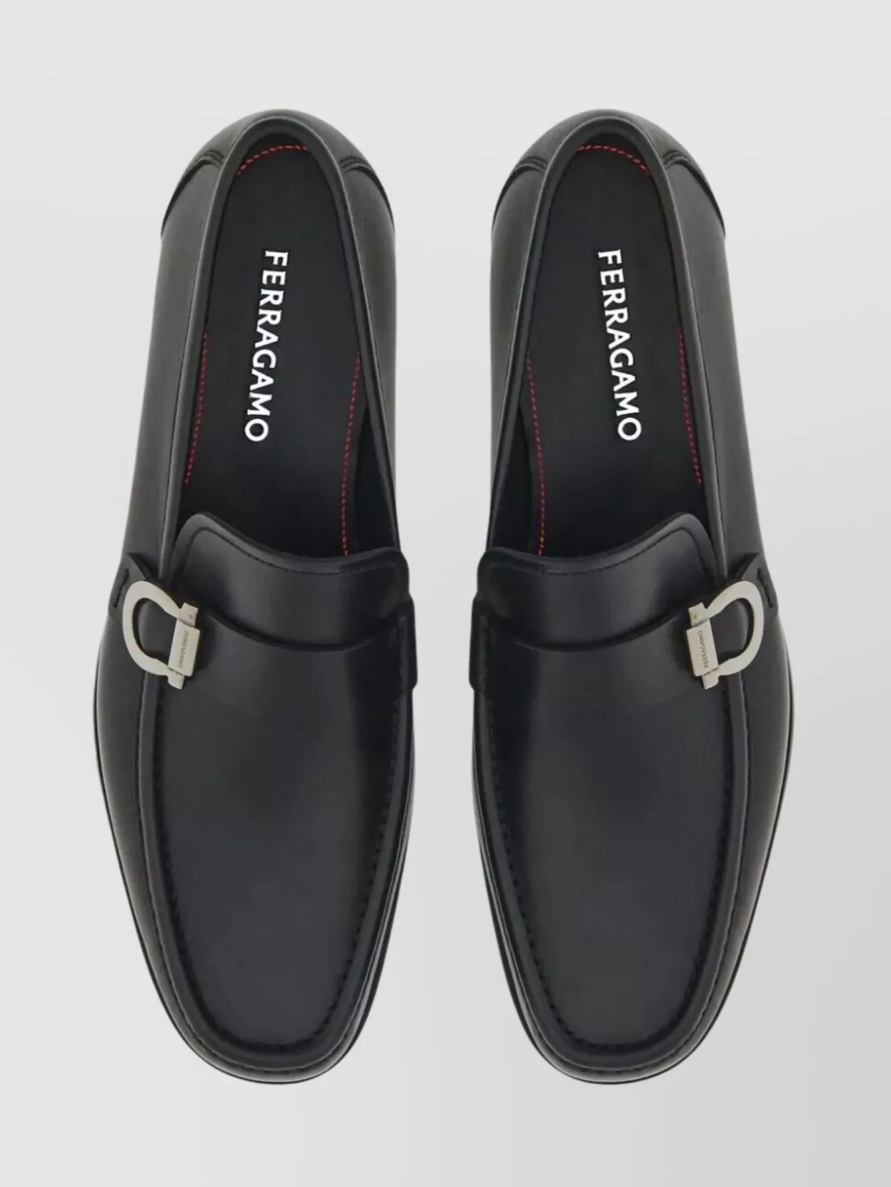 Ferragamo Gancini Ornament Caspian Loafers