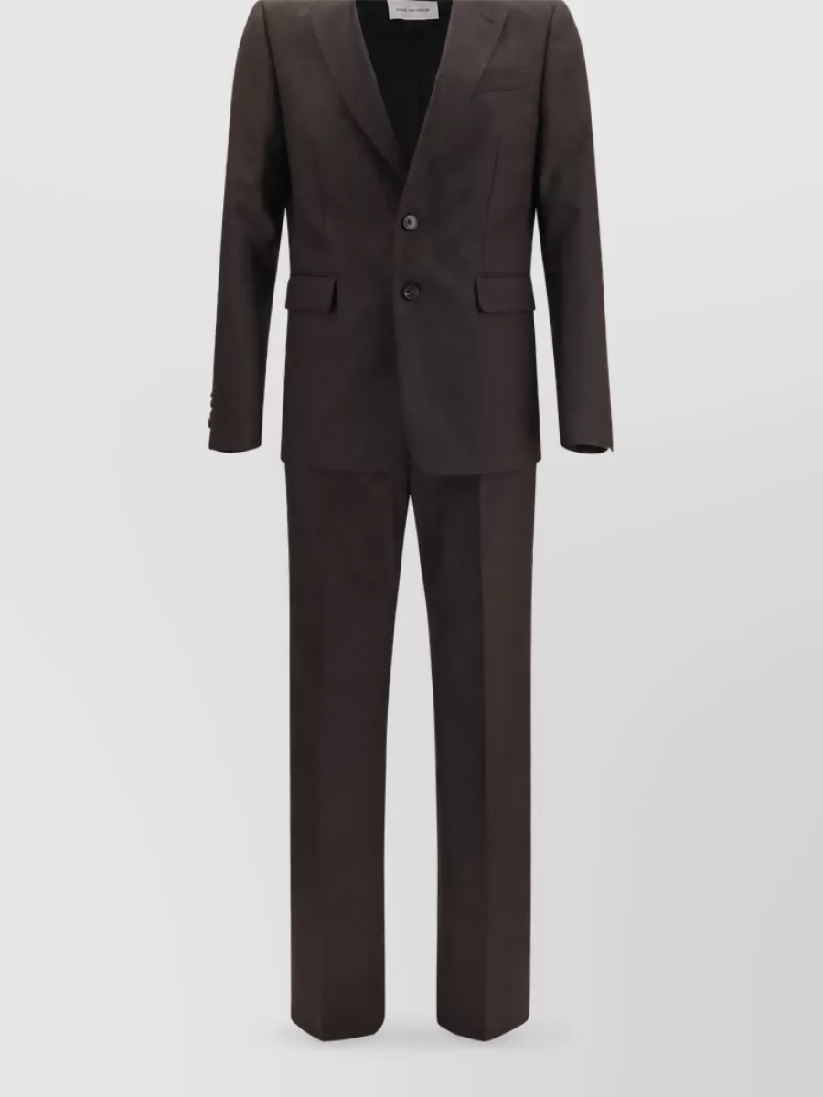 Dries Van Noten wool single breasted coat