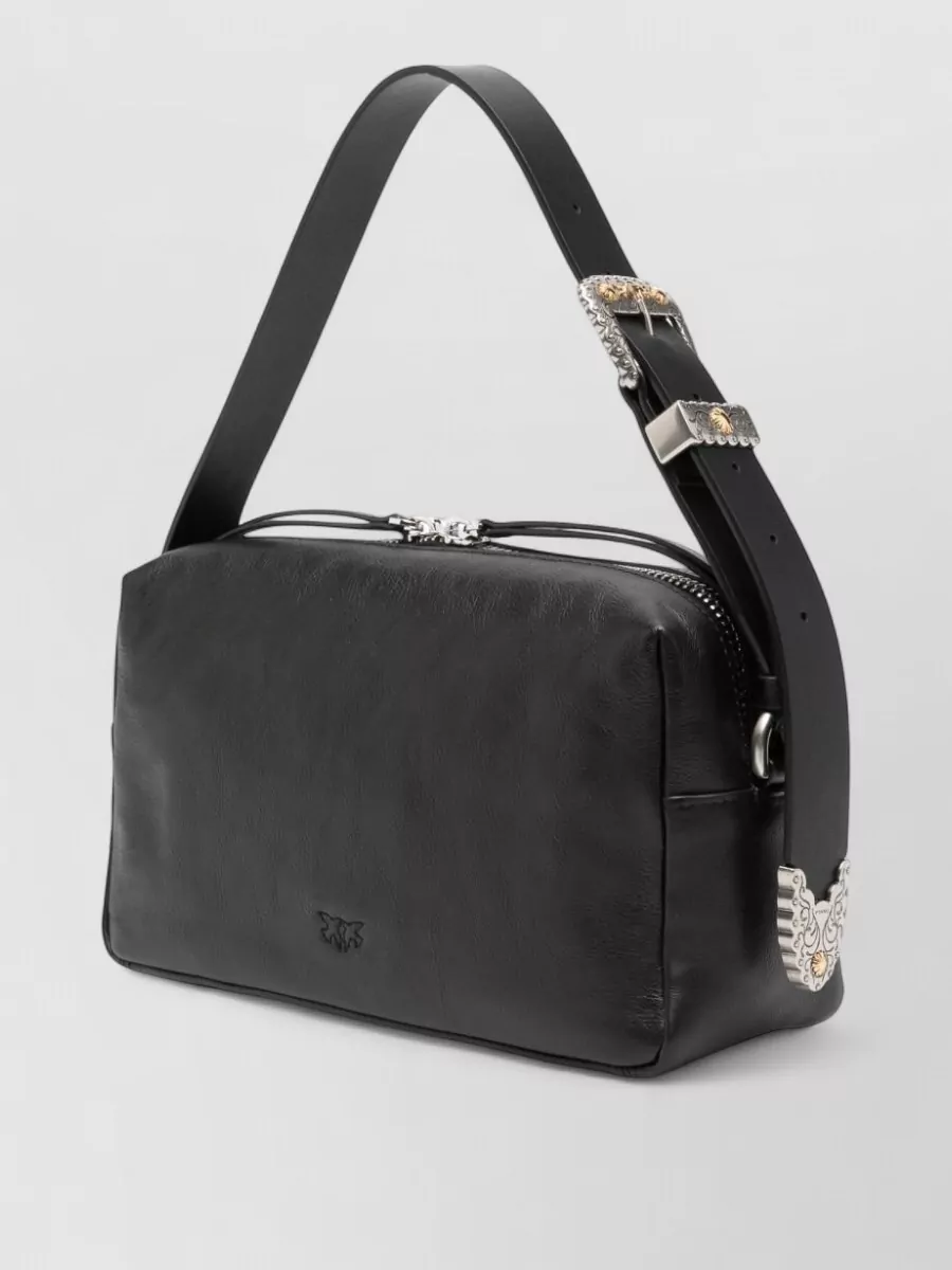 Pinko Love Bag Leather Shoulder Bag
