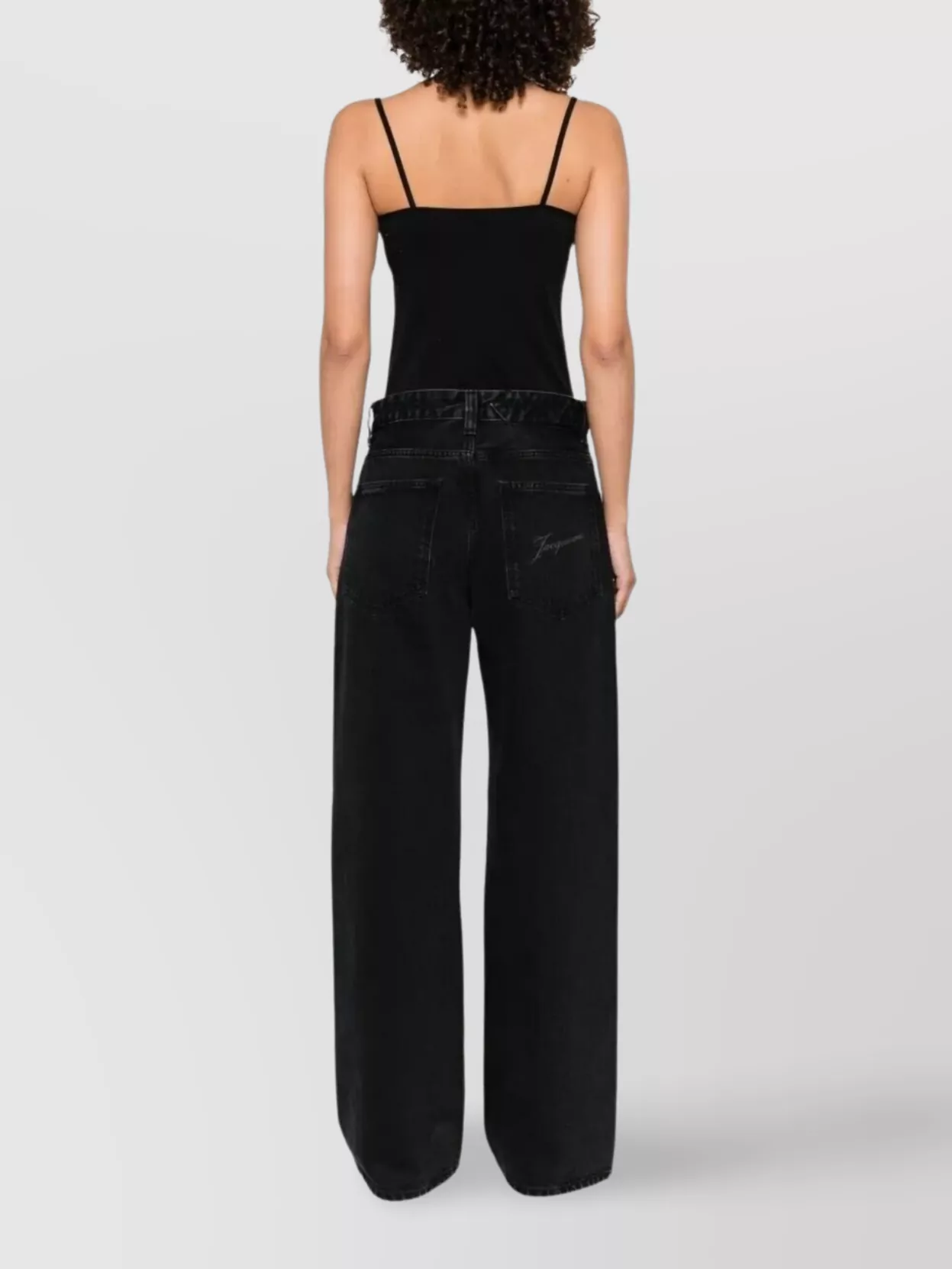 Jacquemus Denim Trousers With Belt Loops