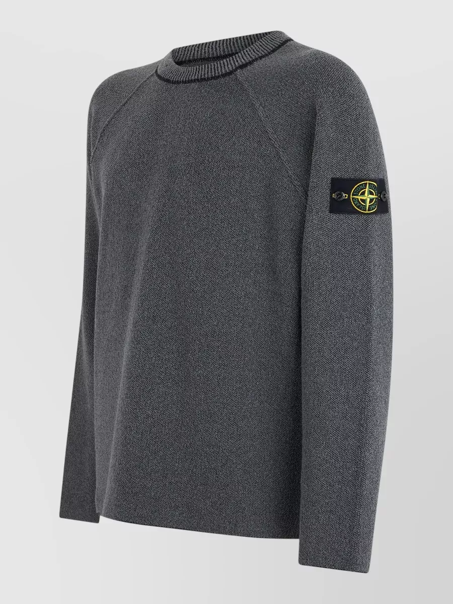 Stone Island Cotton Relaxed-Fit Crew-Neck Sweatshirt