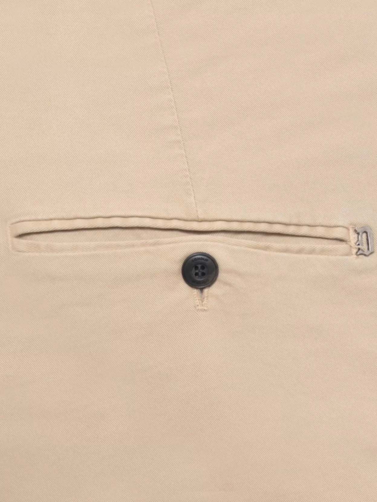 Dondup Straight Trousers With Side And Back Pockets