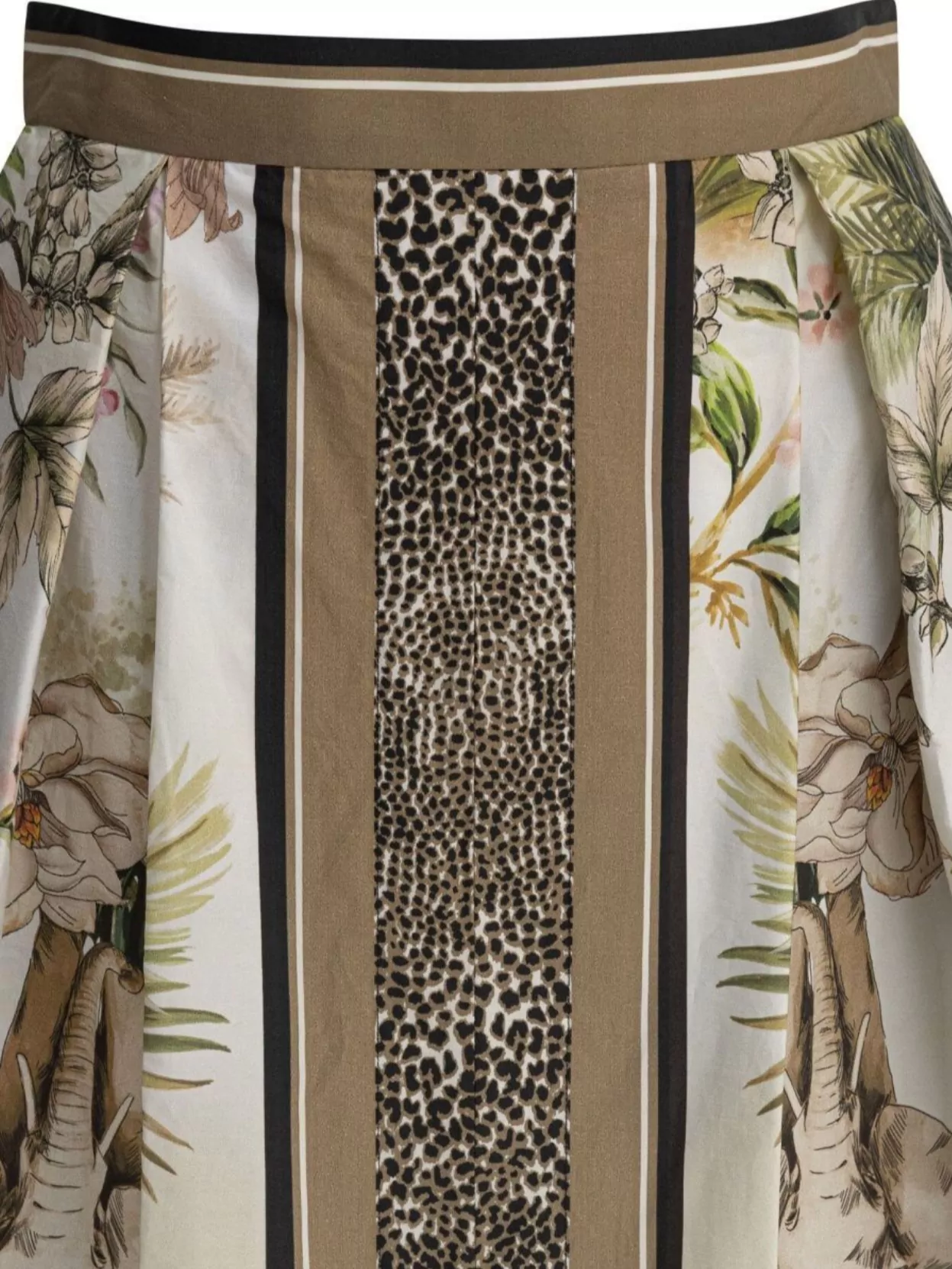 Elie Saab Printed Cotton Long Skirt Foulard38 Printed Cotton