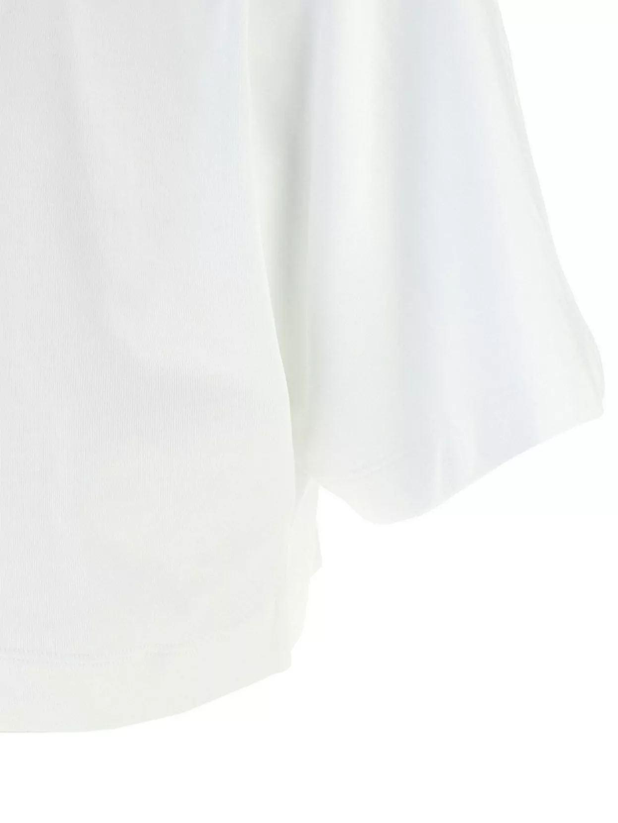 Pinko Short-sleeved Crop Top With Padded Shoulders