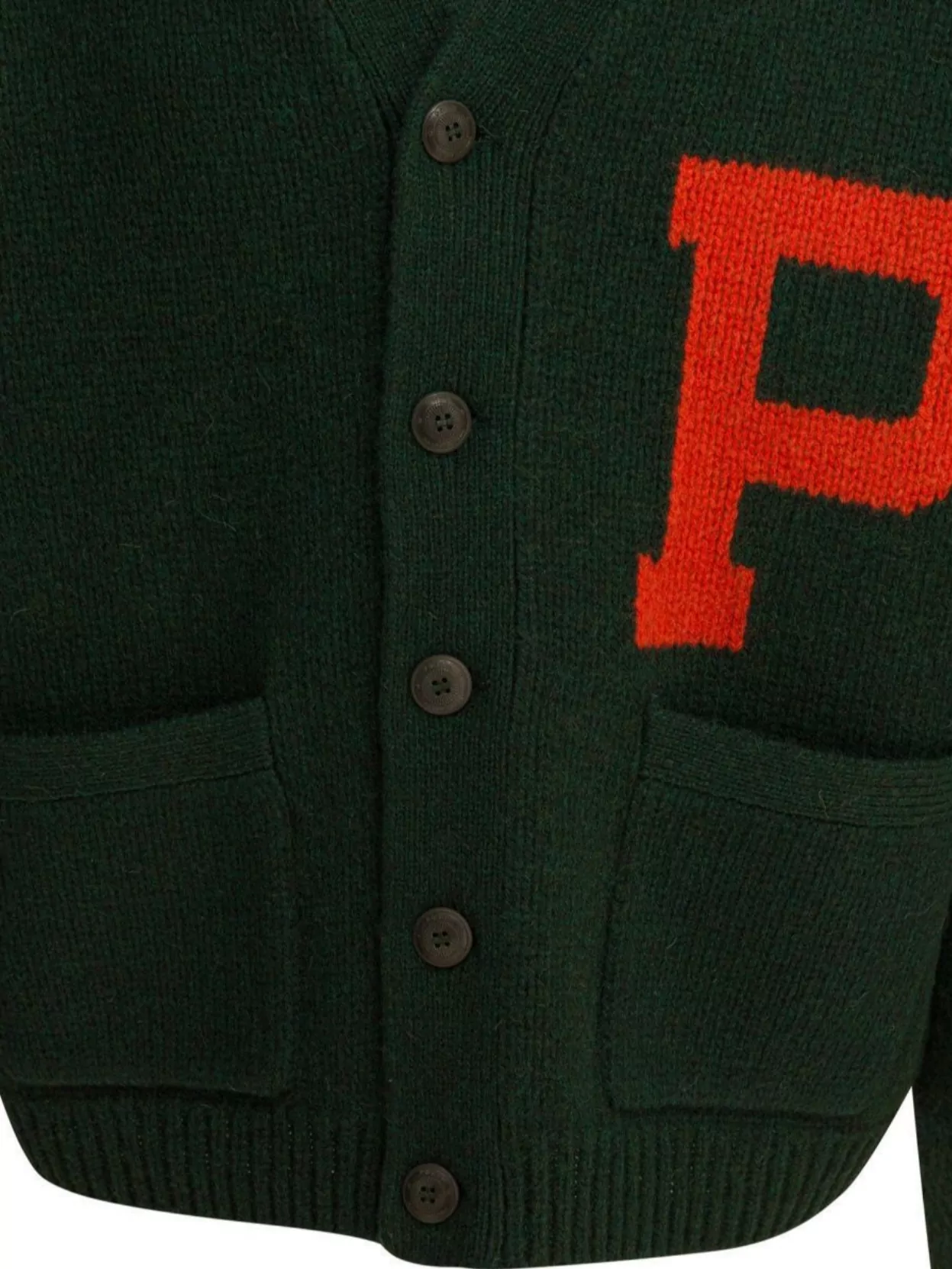 Polo Ralph Lauren V-Neck Cardigan Featuring Logo And Front Pockets