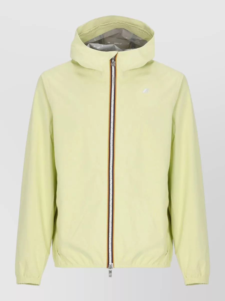 K-way hooded waterproof raincoat