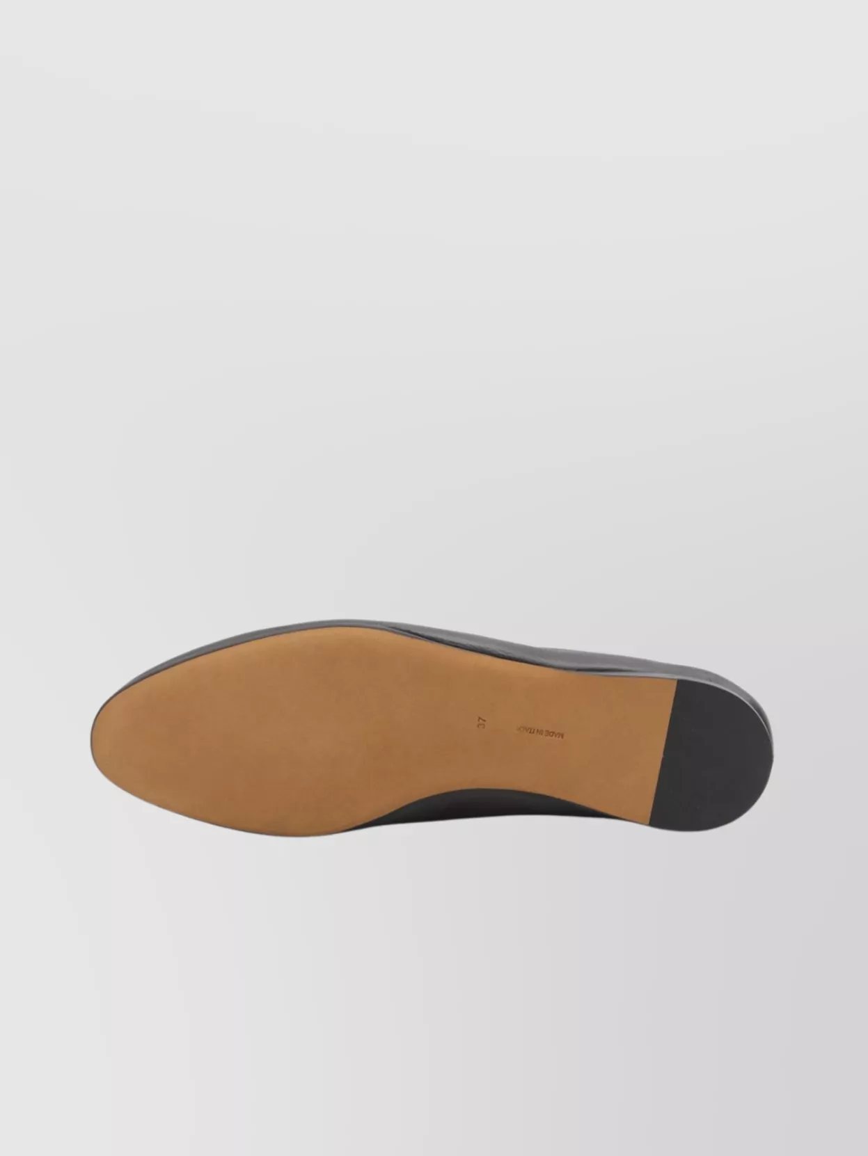 The Row Almond Toe Leather Loafers