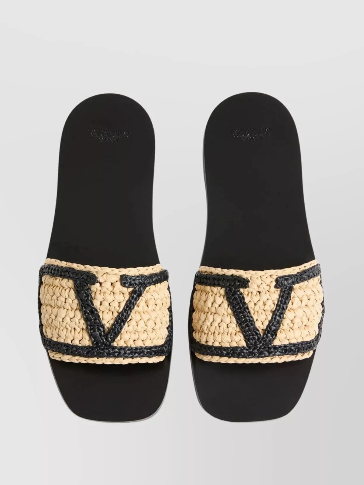 Valentino Garavani Superstar Woven Slide Sandals