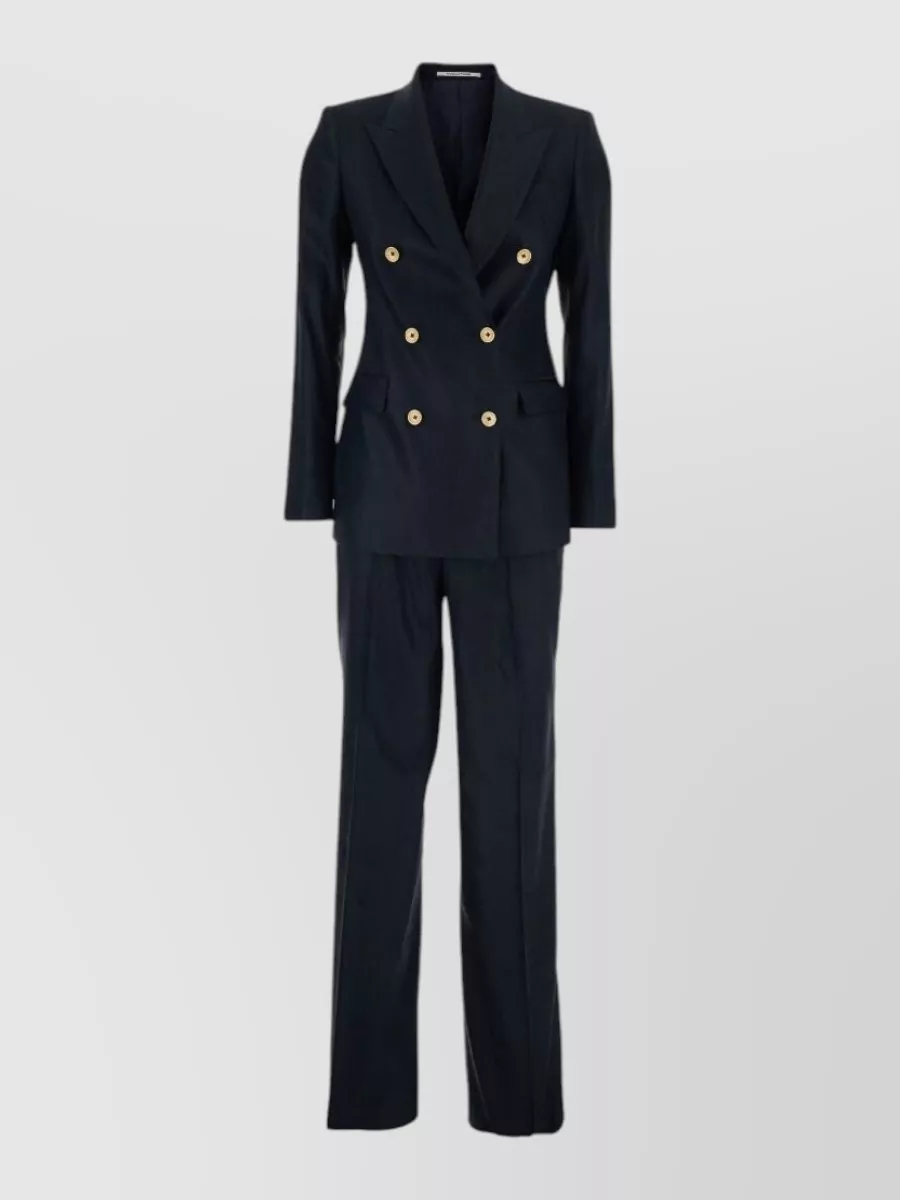 Tagliatore Linen double-breasted trouser suit