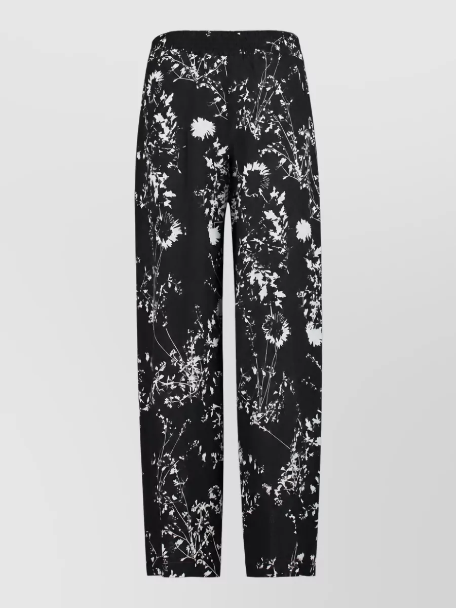 Victoria Beckham silk floral-print loungewear top