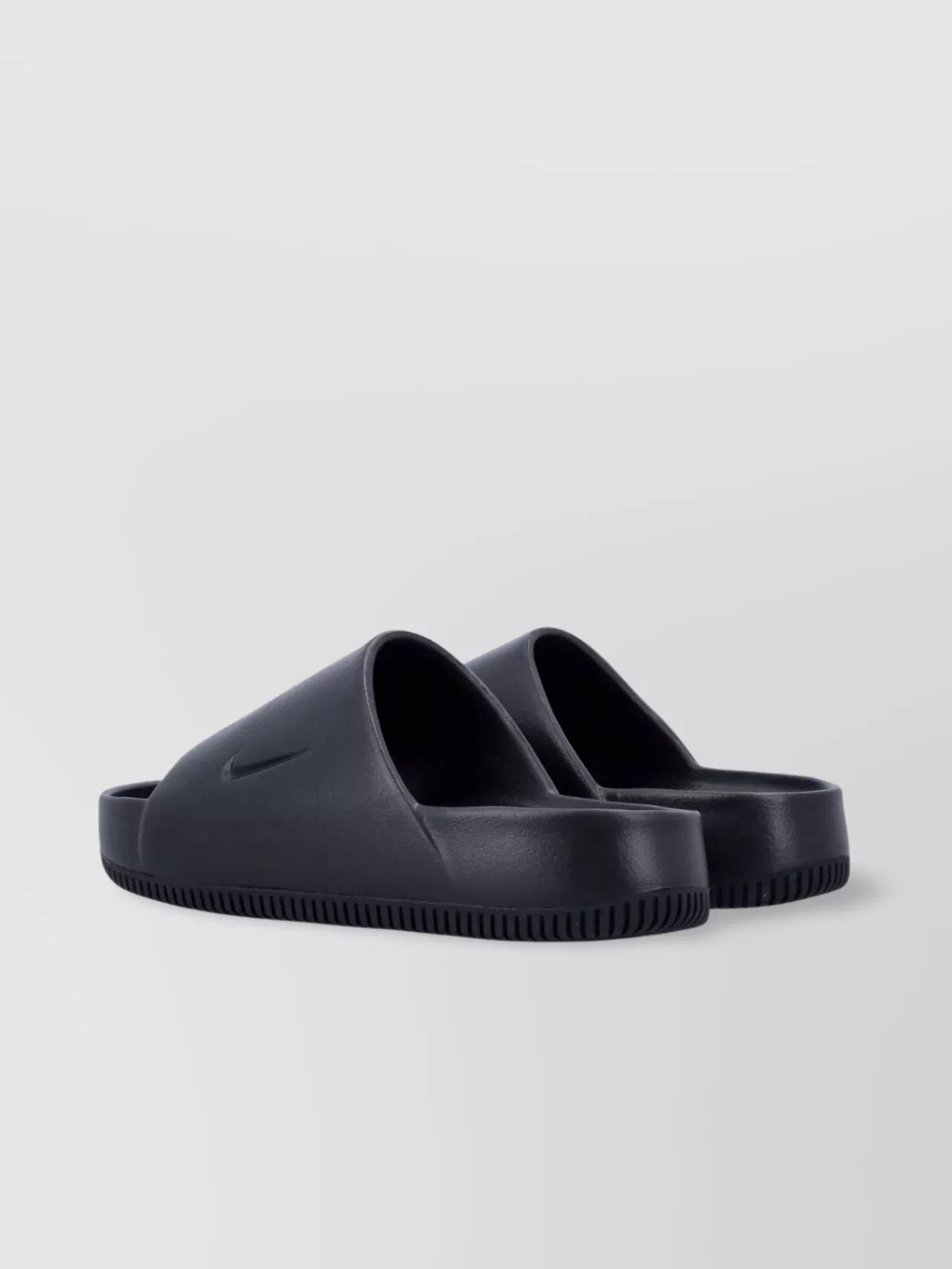 Nike Serene Contoured Open Toe Slides In Black