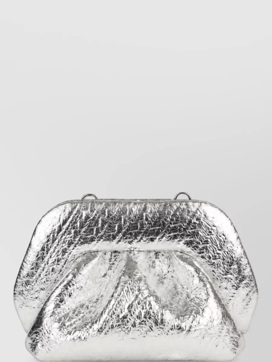 Themoiré bios small laminated hemp clutch bag