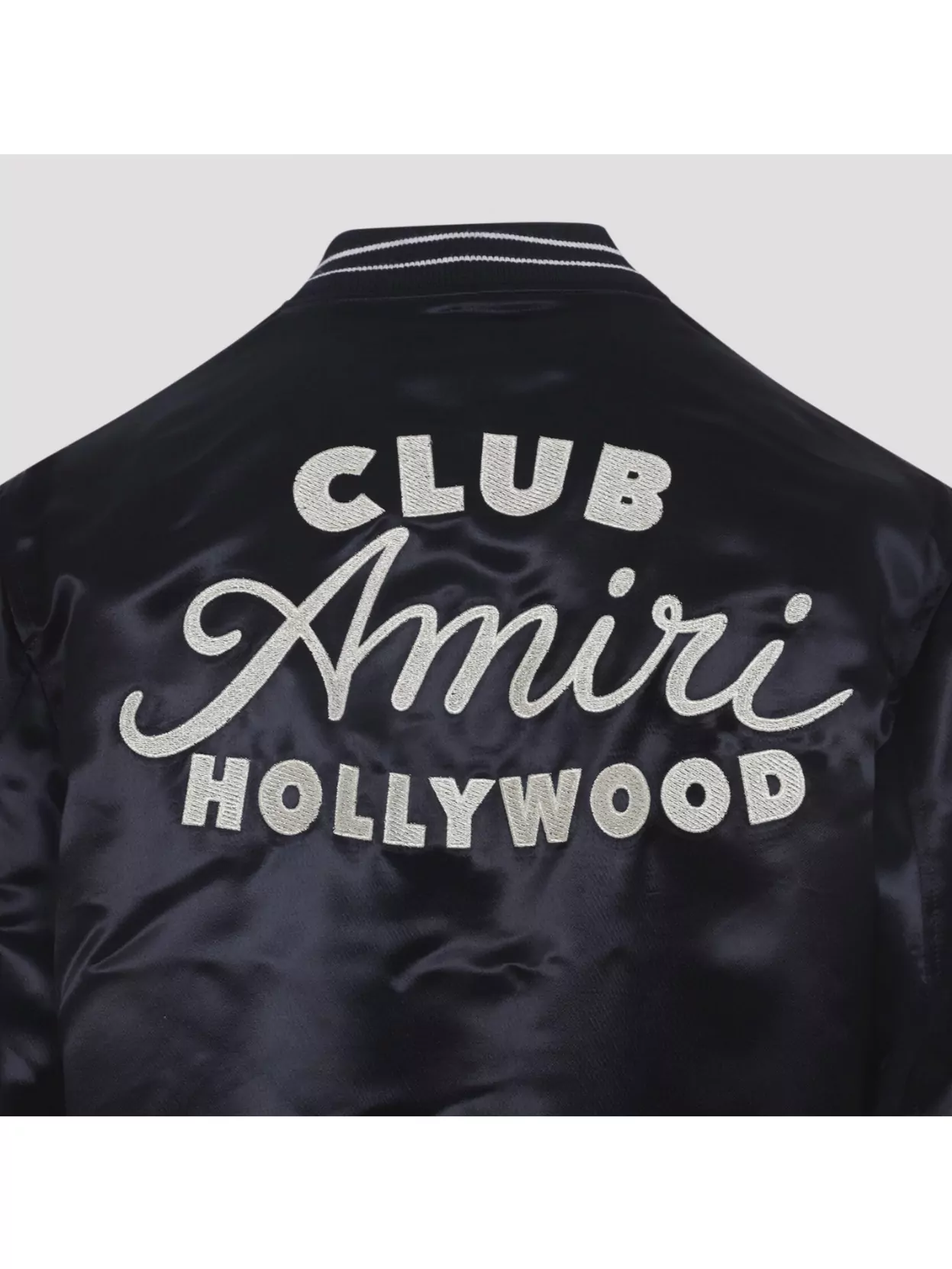 Amiri Bomber Jacket With Ribbed Cuffs And Hem