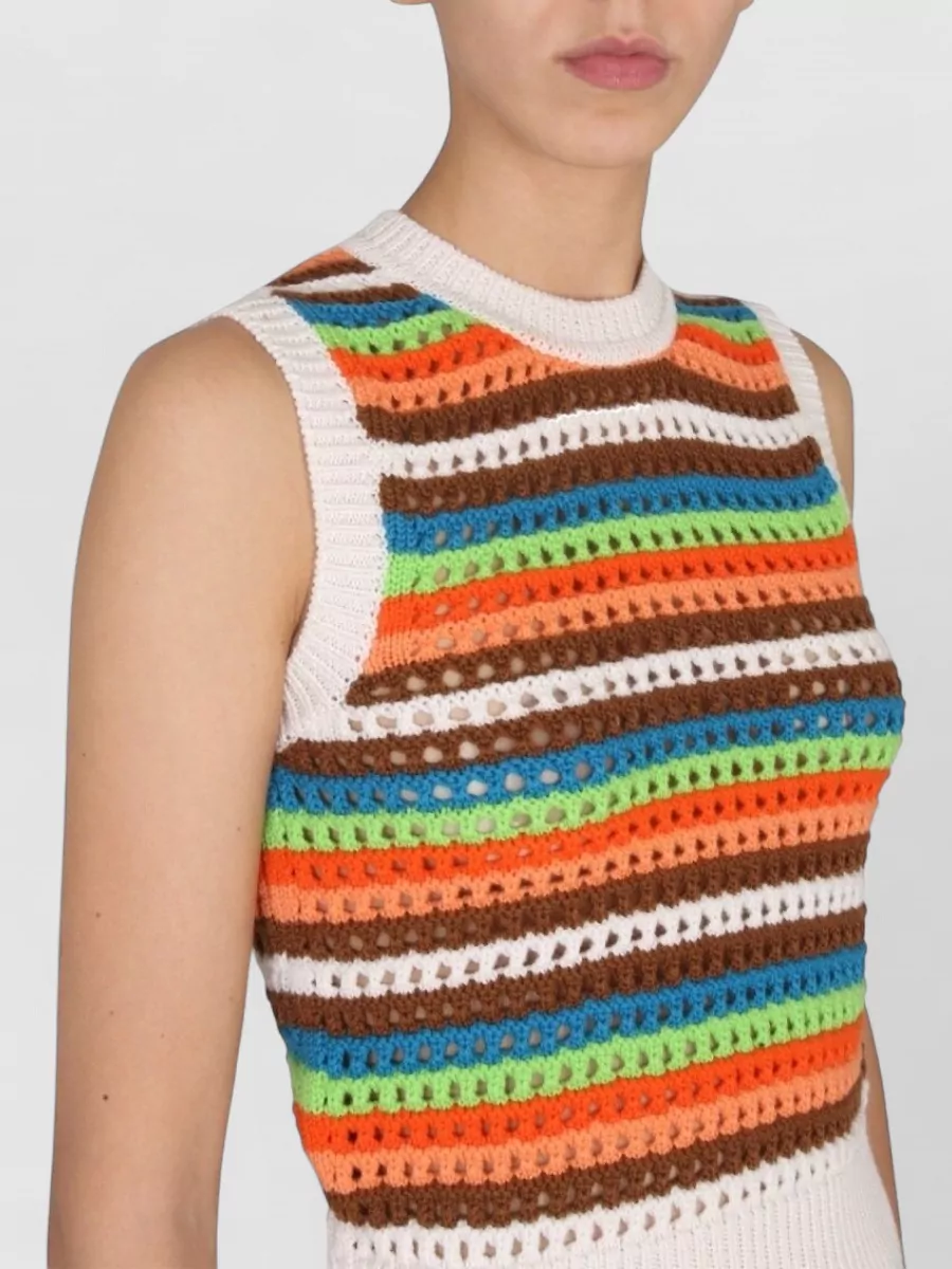 Department Five Striped Wool Tank Top