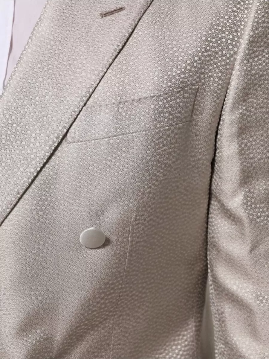 Dolce&Gabbana Silk Martini Double-Breasted Blazer
