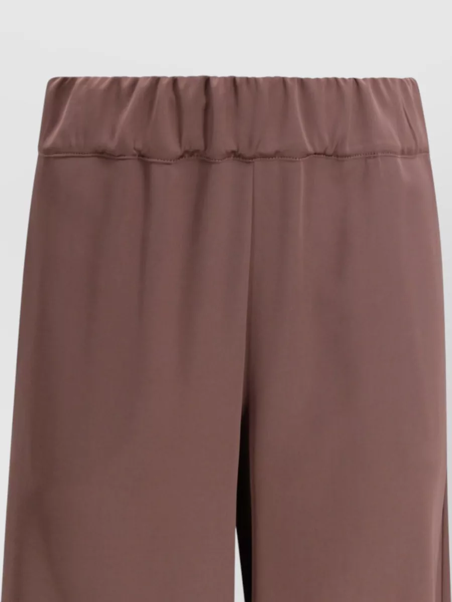 D.exterior Satin Wide-Leg Trousers